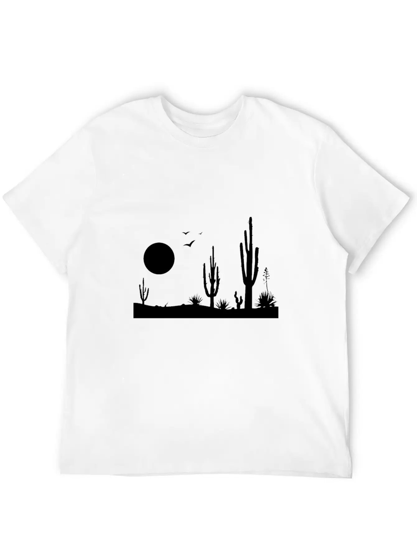 Desert Desert Landscape Relaxed Everyday Tee – Lightweight And Durable Cotton