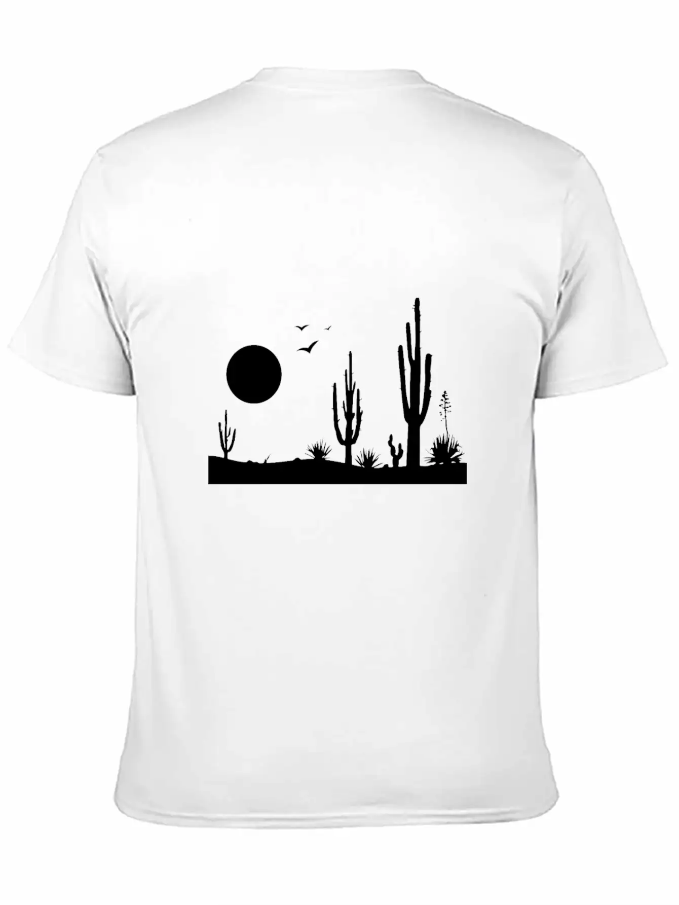 Desert Desert Landscape Relaxed Everyday Tee – Lightweight And Durable Cotton