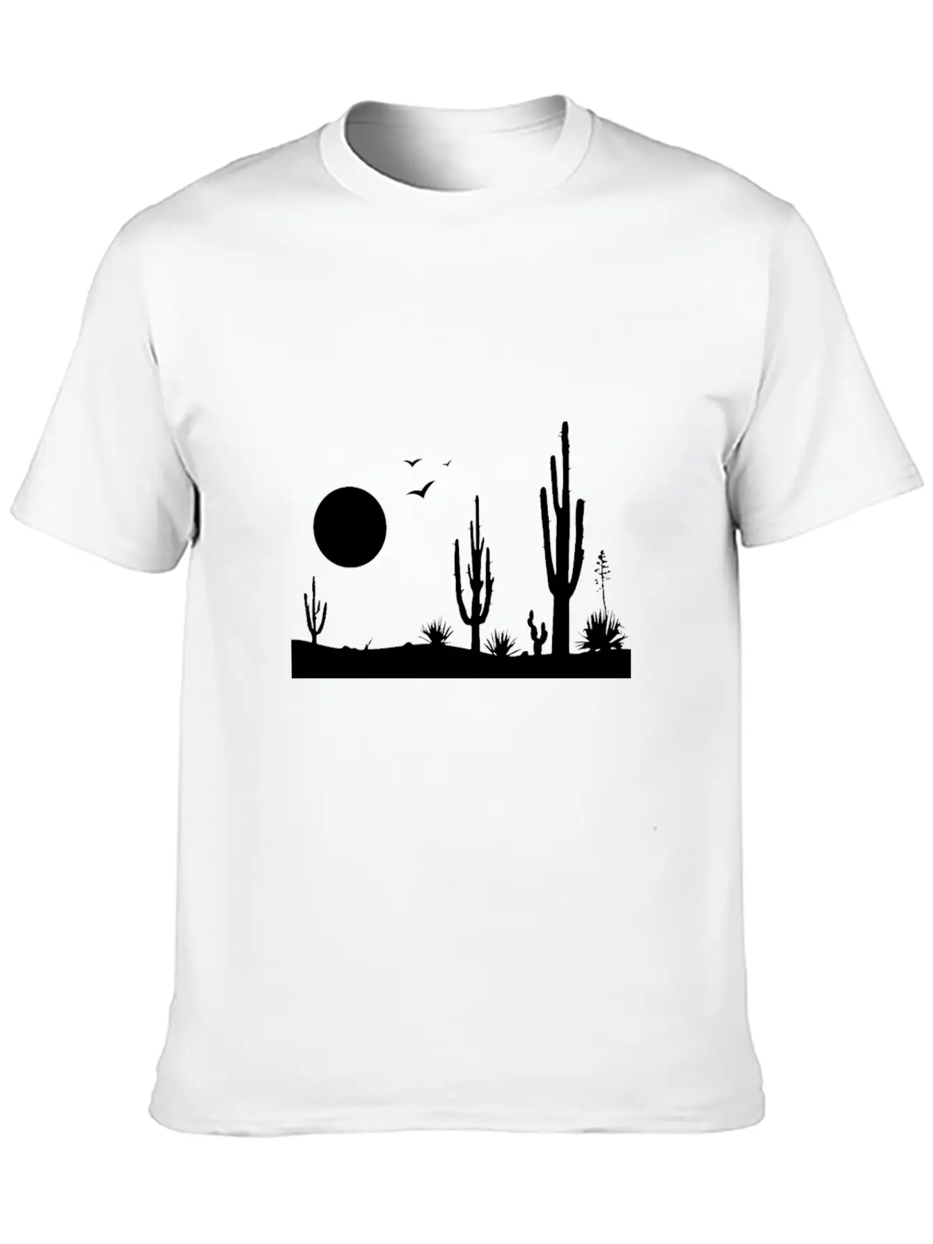 Desert Desert Landscape Relaxed Everyday Tee – Lightweight And Durable Cotton