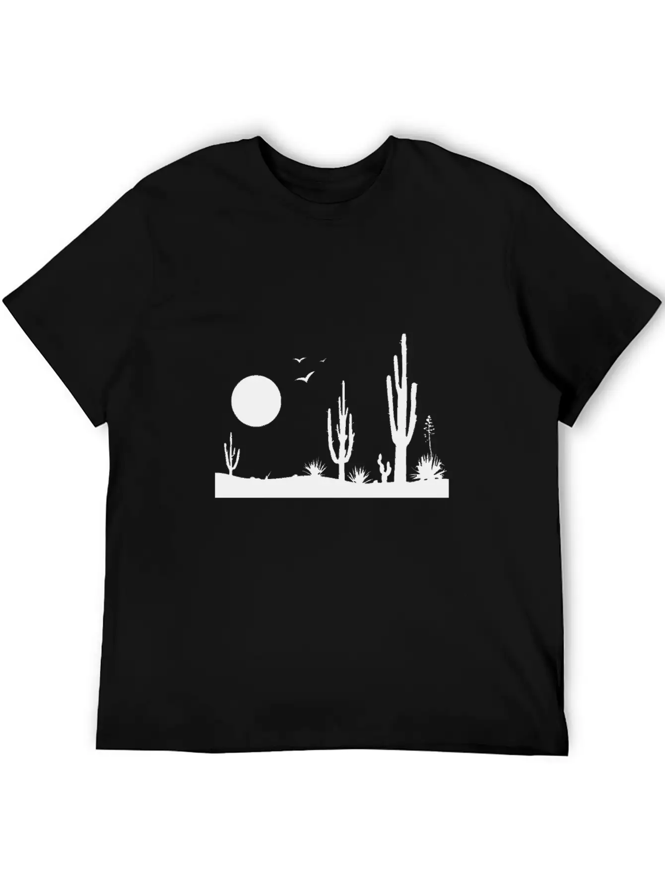 Desert Desert Landscape Relaxed Everyday Tee – Lightweight And Durable Cotton