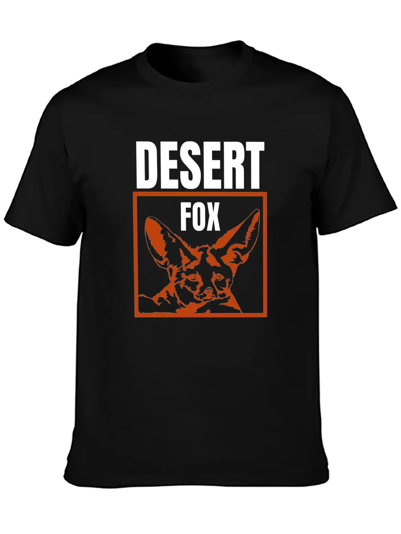 Desert Fox Stylish Everyday T-Shirt – Unisex Basic Cotton Tee
