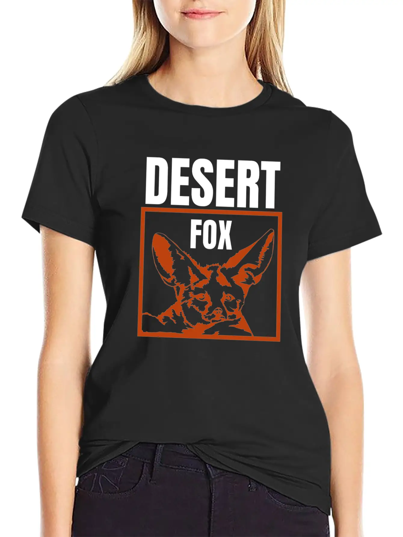 Desert Fox Stylish Everyday T-Shirt – Unisex Basic Cotton Tee