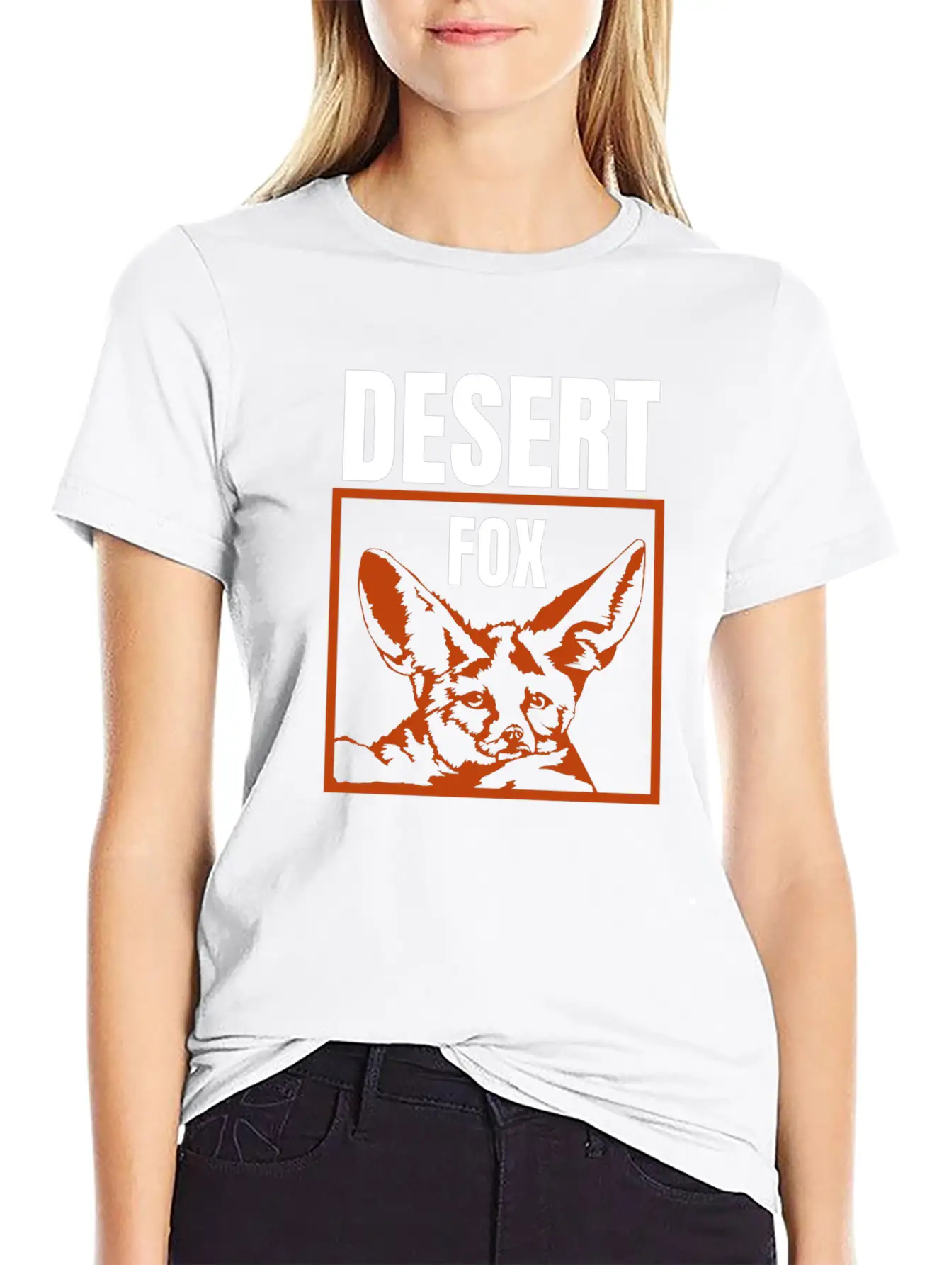 Desert Fox Stylish Everyday T-Shirt – Unisex Basic Cotton Tee
