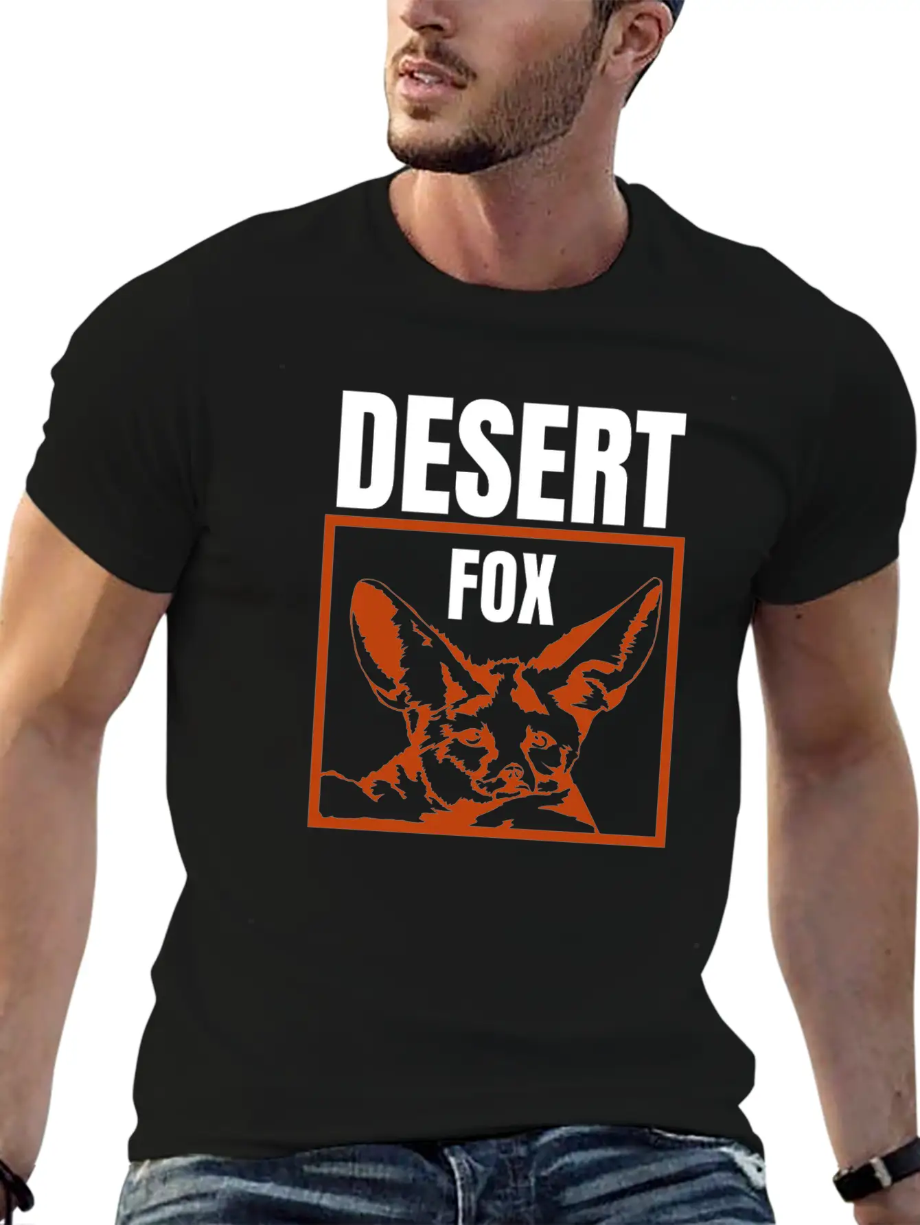 Desert Fox Stylish Everyday T-Shirt – Unisex Basic Cotton Tee
