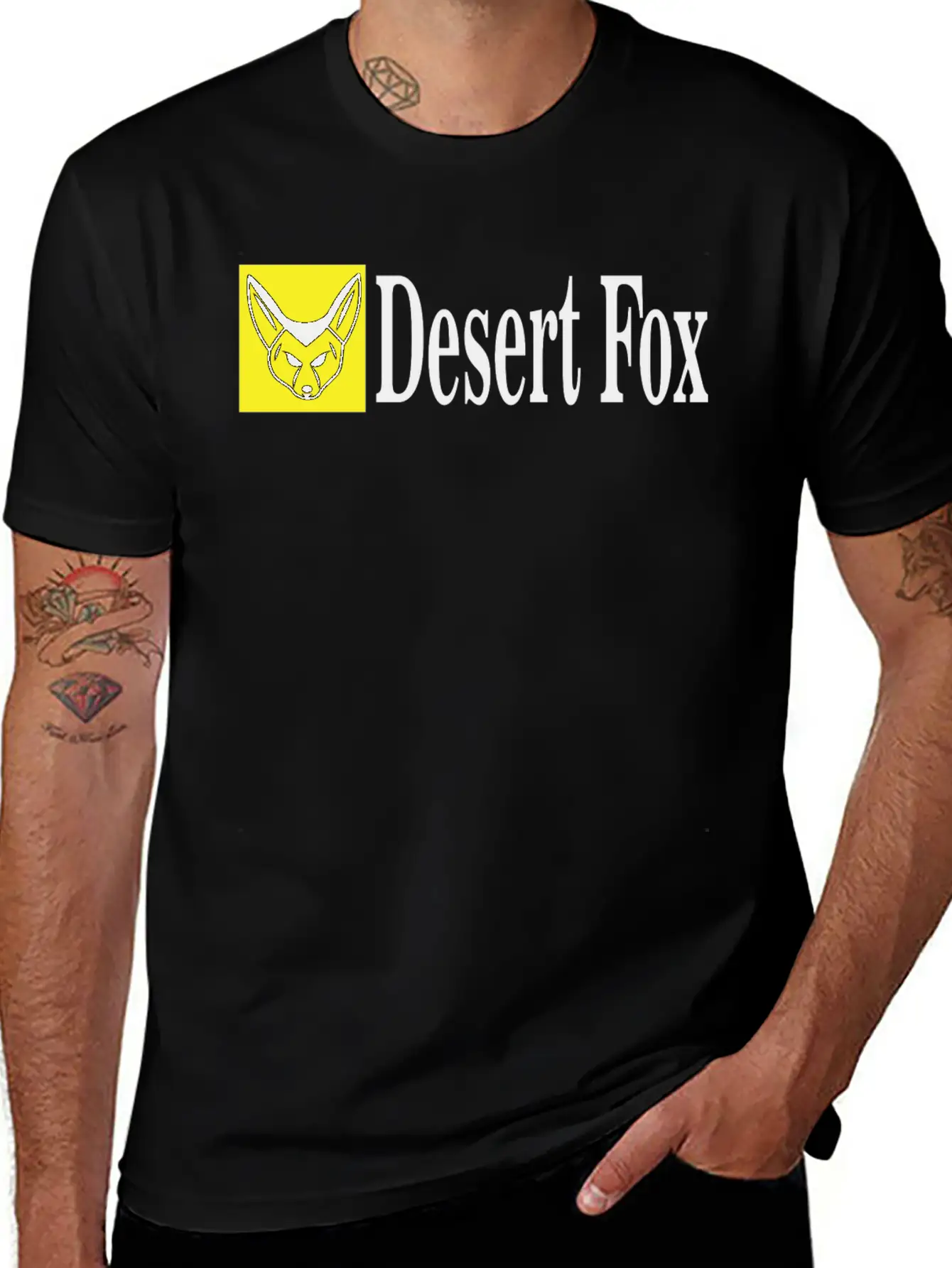Desert Fox Unisex Short Sleeve Soft Cotton T-Shirt – Casual Everyday Wear