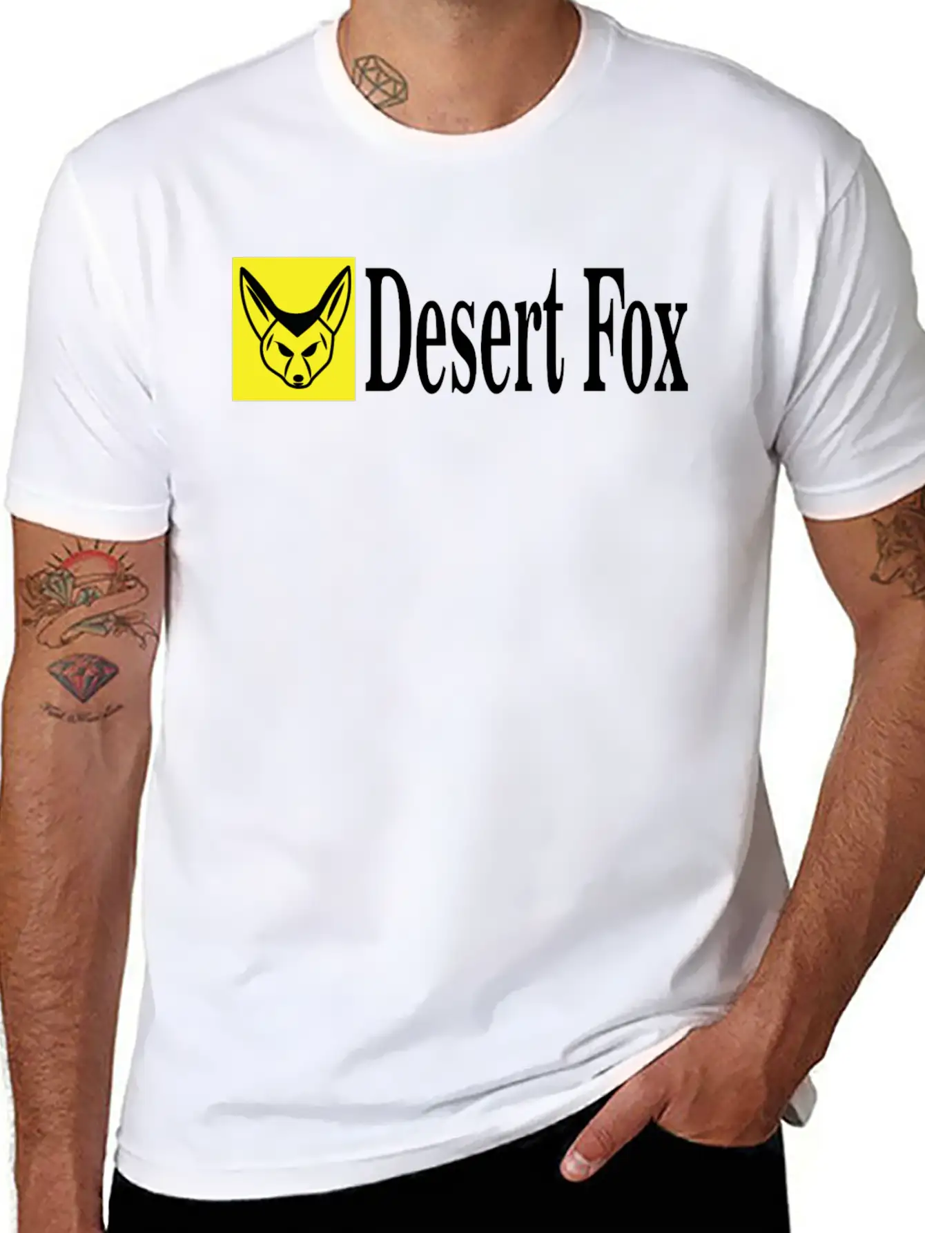 Desert Fox Unisex Short Sleeve Soft Cotton T-Shirt – Casual Everyday Wear