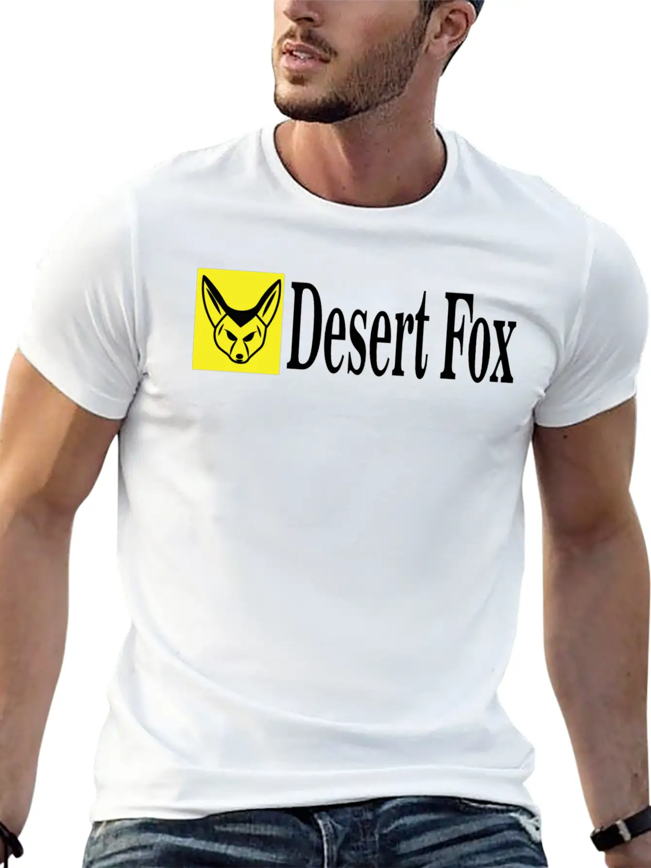 Desert Fox Unisex Short Sleeve Soft Cotton T-Shirt – Casual Everyday Wear