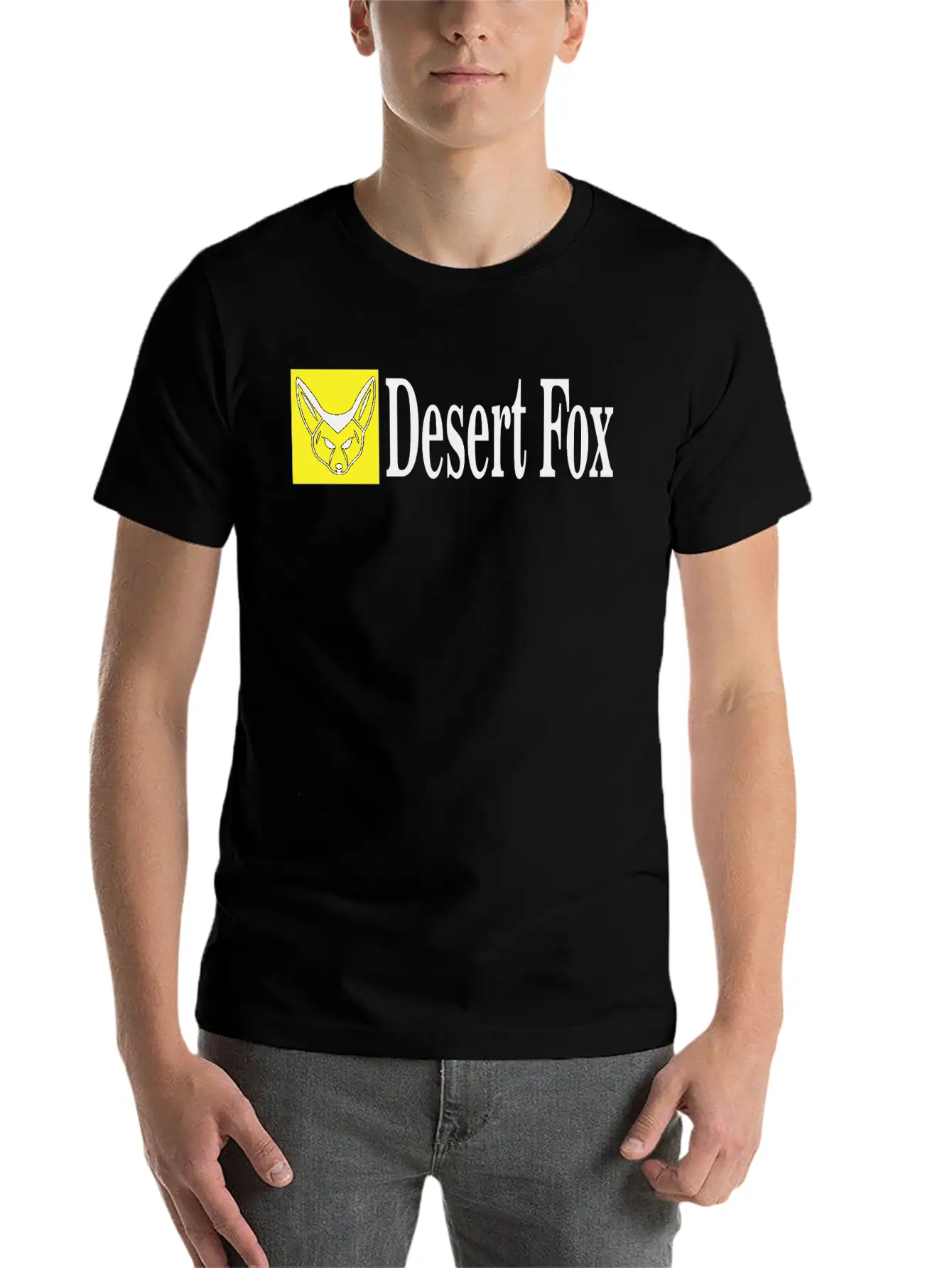 Desert Fox Unisex Short Sleeve Soft Cotton T-Shirt – Casual Everyday Wear