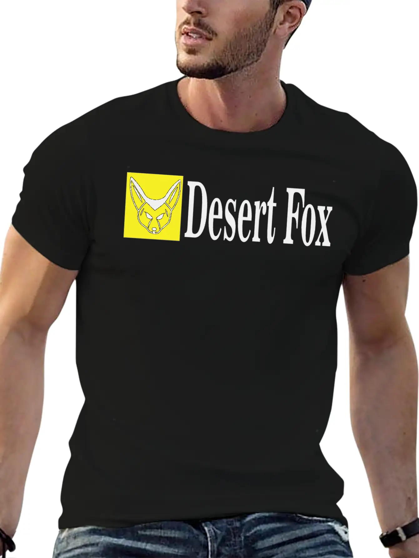 Desert Fox Unisex Short Sleeve Soft Cotton T-Shirt – Casual Everyday Wear