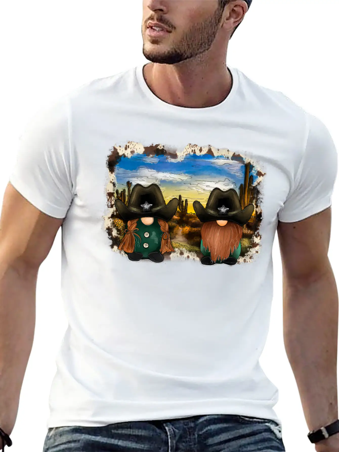 Desert Gnome Essential Unisex Summer Tee – Soft Cotton Casual Fit