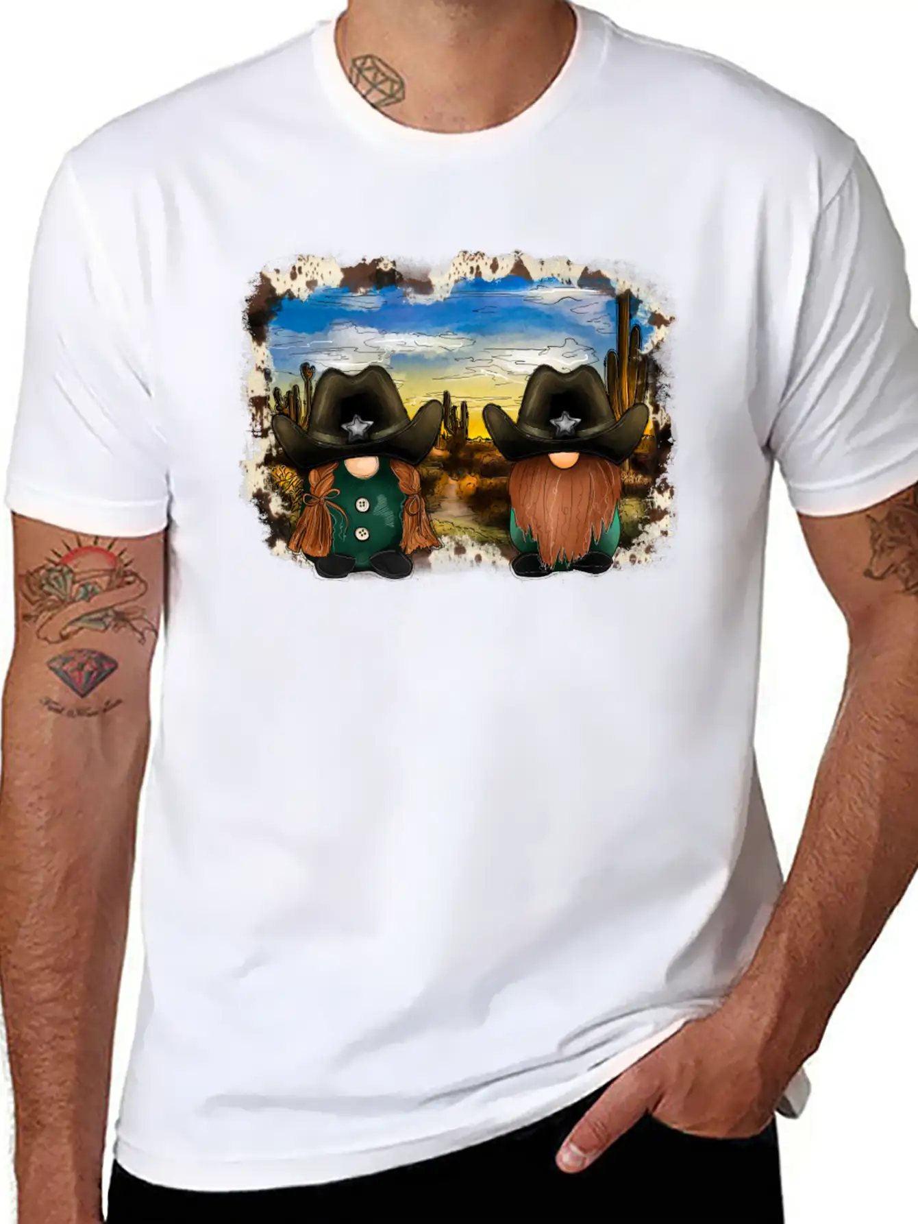 Desert Gnome Essential Unisex Summer Tee – Soft Cotton Casual Fit