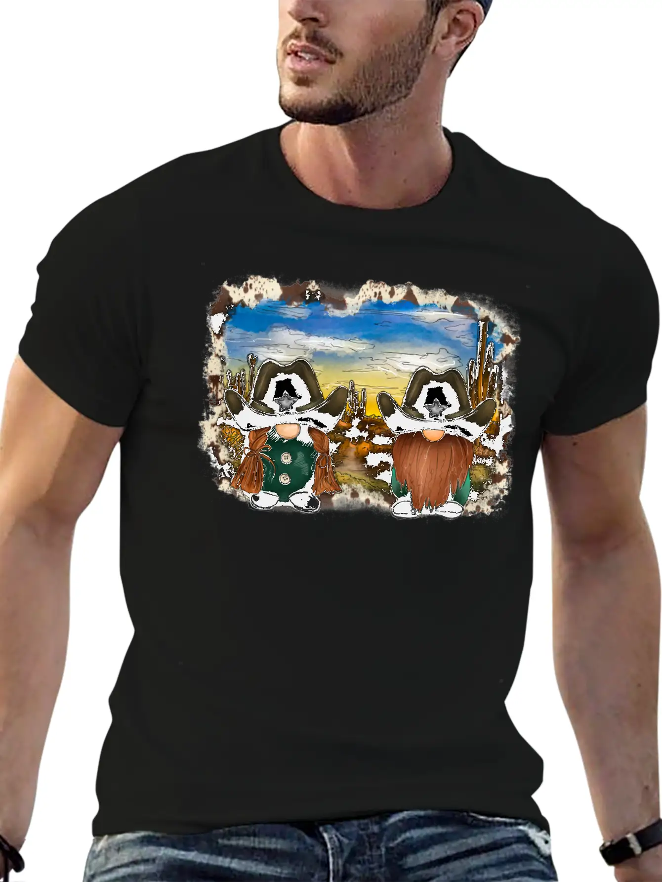 Desert Gnome Essential Unisex Summer Tee – Soft Cotton Casual Fit