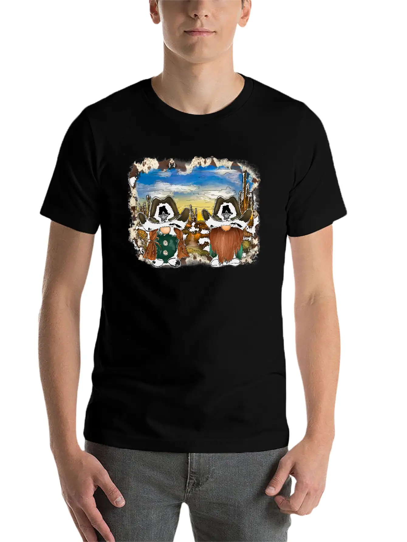 Desert Gnome Essential Unisex Summer Tee – Soft Cotton Casual Fit