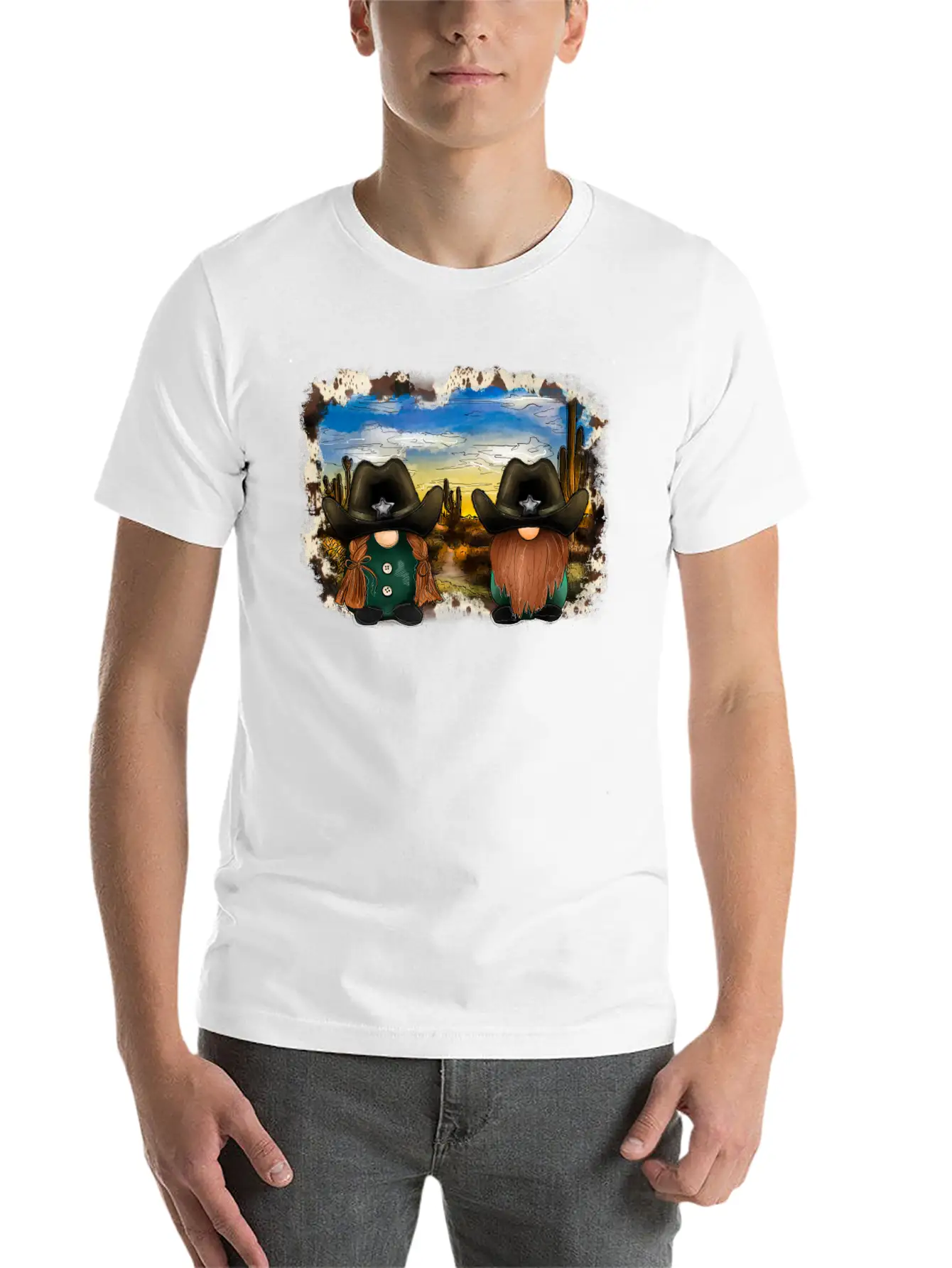 Desert Gnome Essential Unisex Summer Tee – Soft Cotton Casual Fit