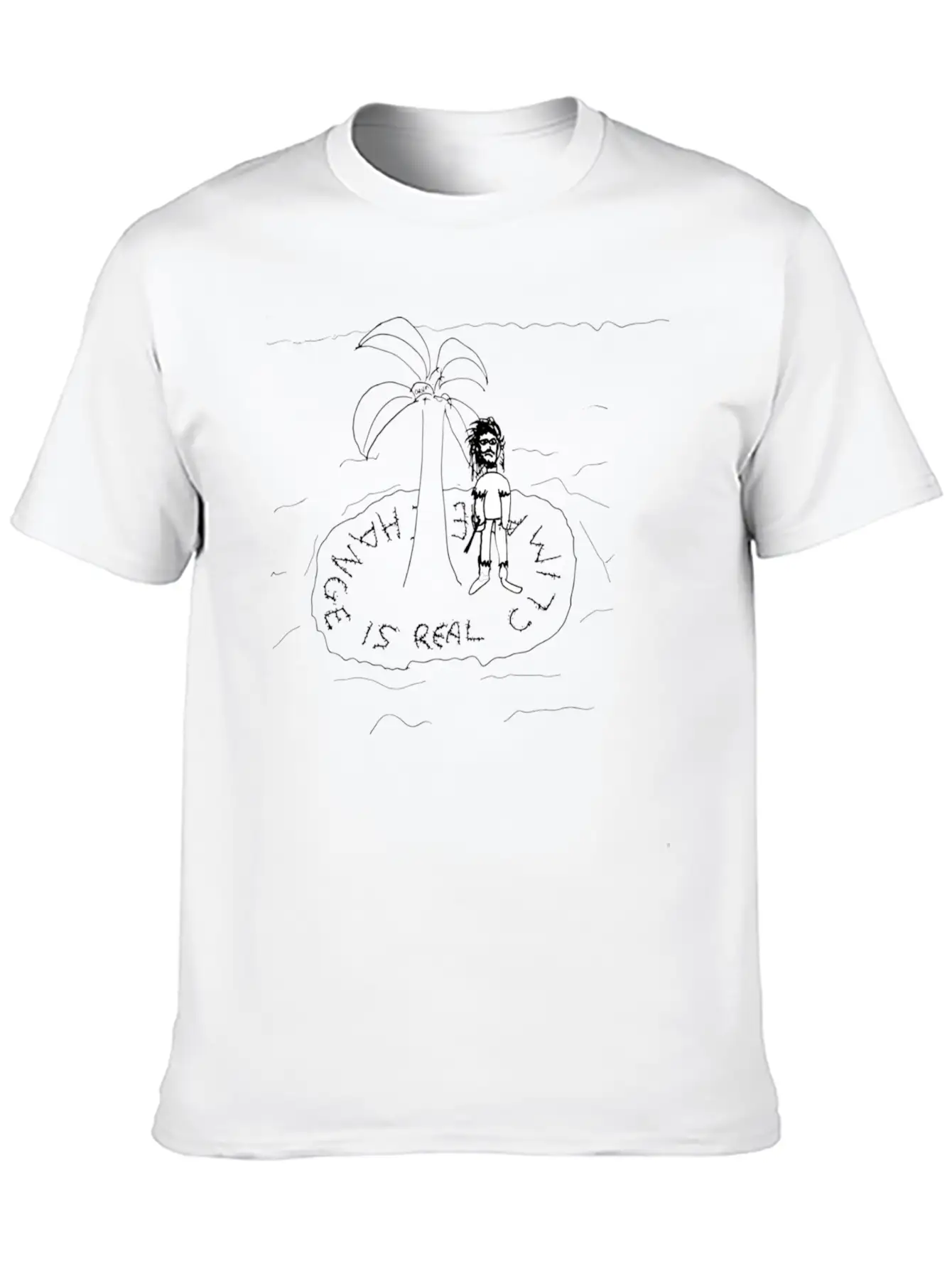 Desert Island Rising Oceans Sea Levels Climate Timeless Short Sleeve Tee – Comfy And Minimalist Design