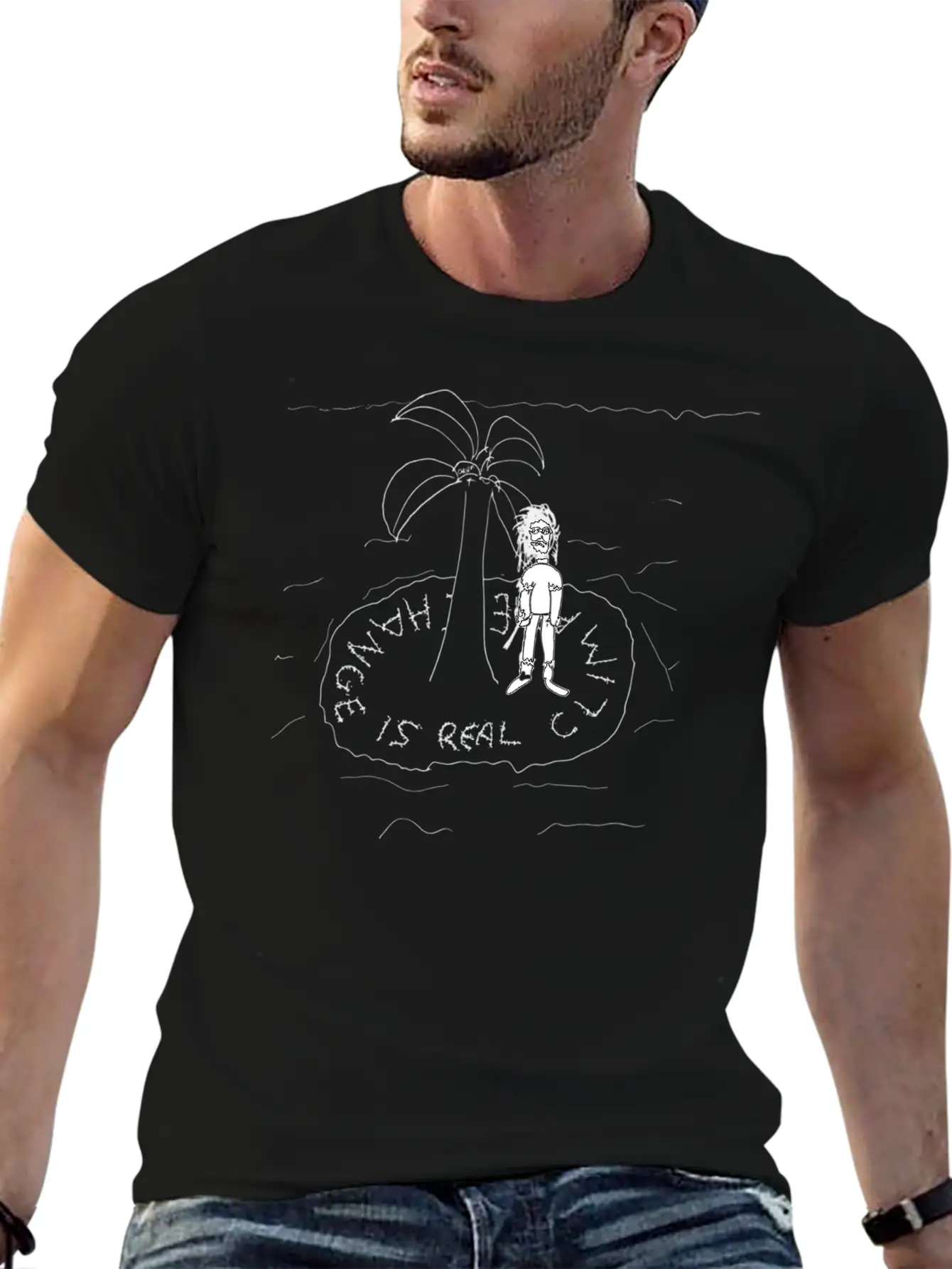 Desert Island Rising Oceans Sea Levels Climate Timeless Short Sleeve Tee – Comfy And Minimalist Design