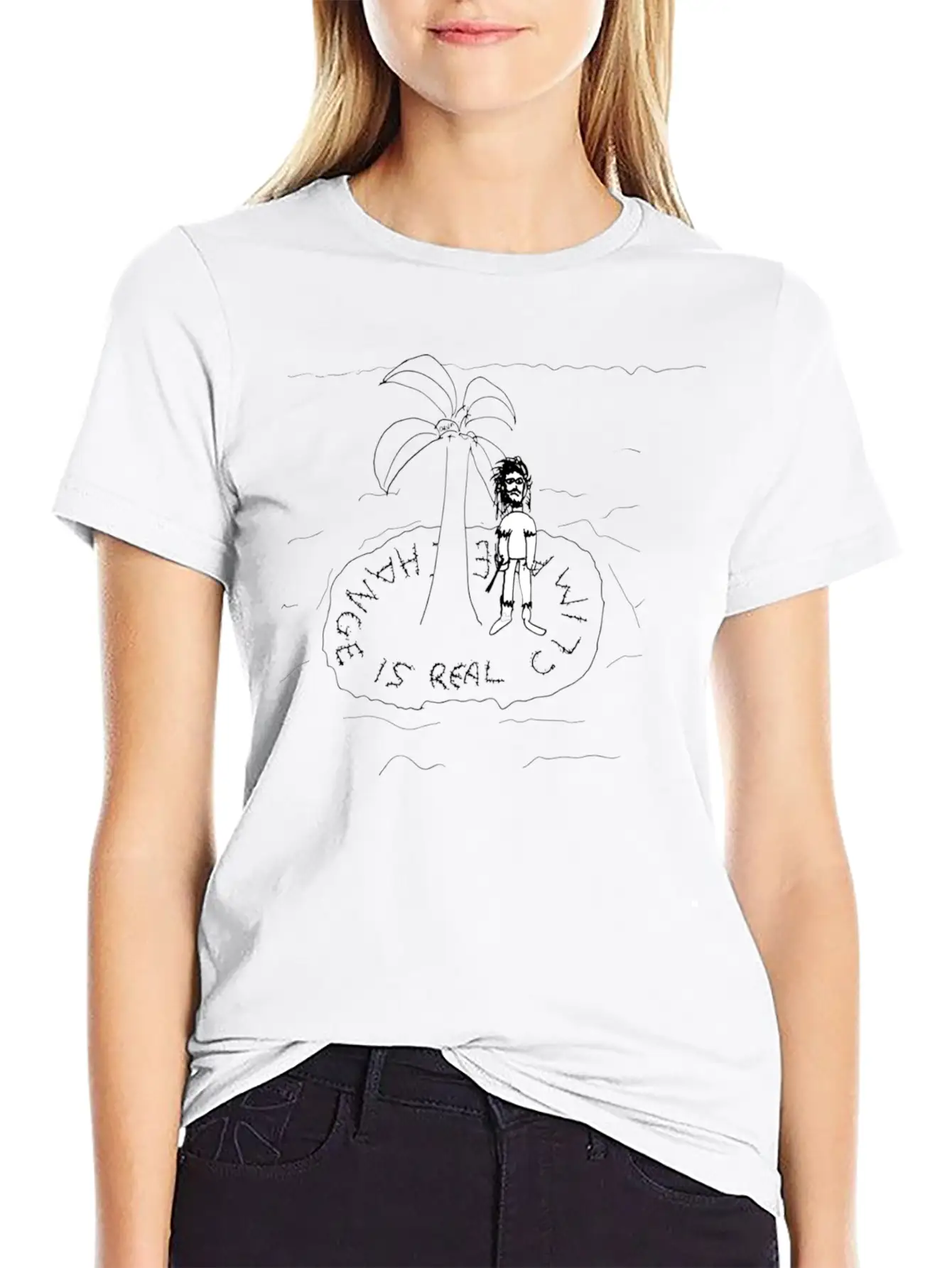 Desert Island Rising Oceans Sea Levels Climate Timeless Short Sleeve Tee – Comfy And Minimalist Design