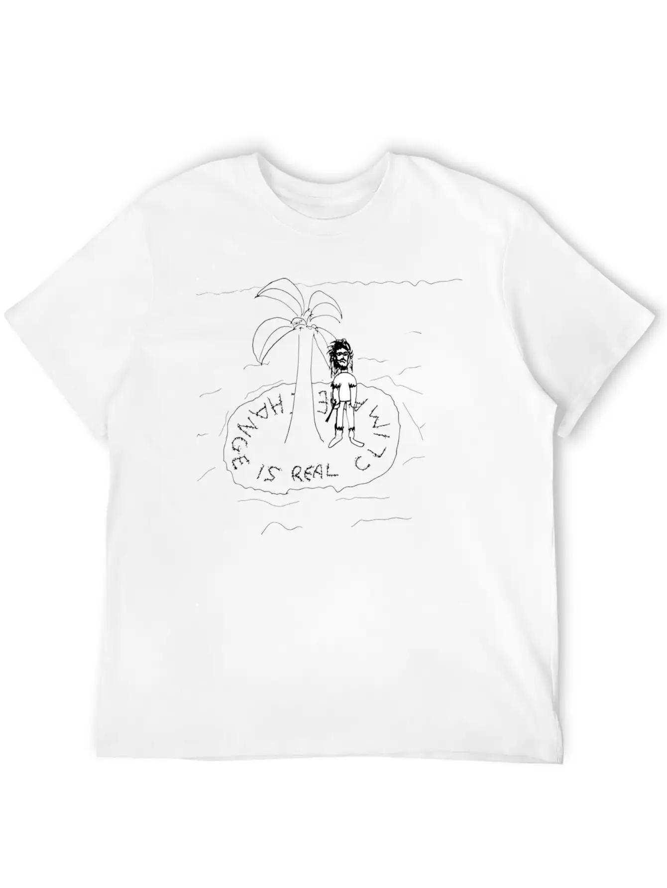 Desert Island Rising Oceans Sea Levels Climate Timeless Short Sleeve Tee – Comfy And Minimalist Design