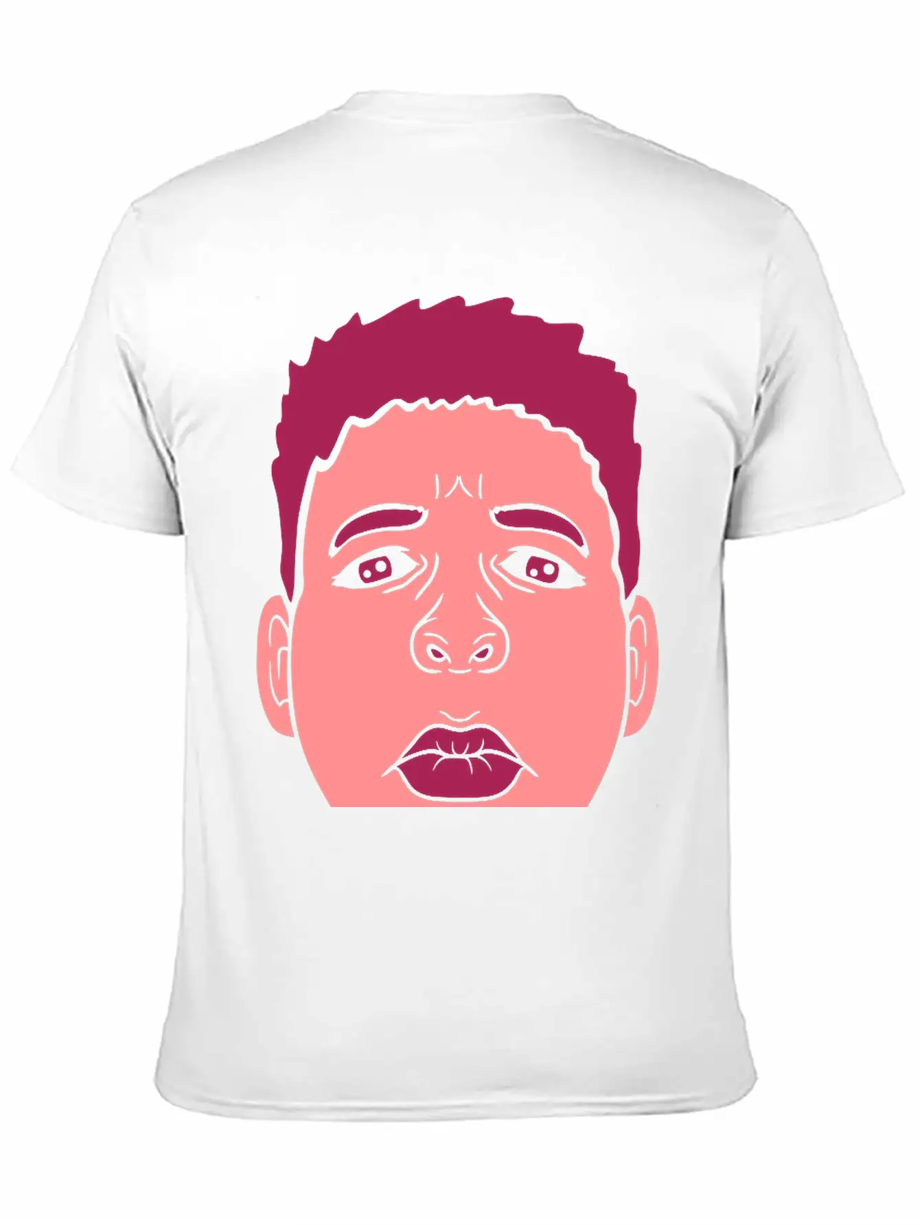 Design Kiss Mouth Sad Comfortable Minimalist Graphic Tee – Summer Style Essential