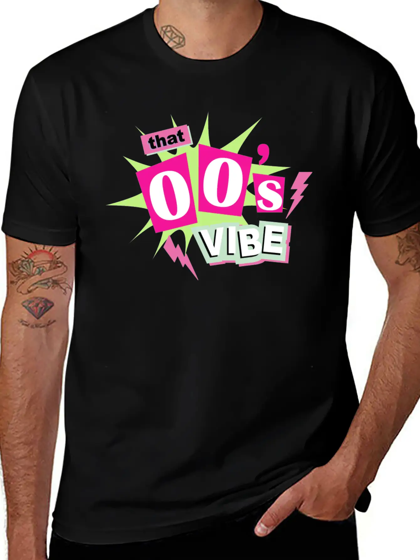 DESIGN2000s Vibe Y2K Aesthetic Gift Unisex Short Sleeve Soft Cotton T-Shirt – Casual Everyday Wear