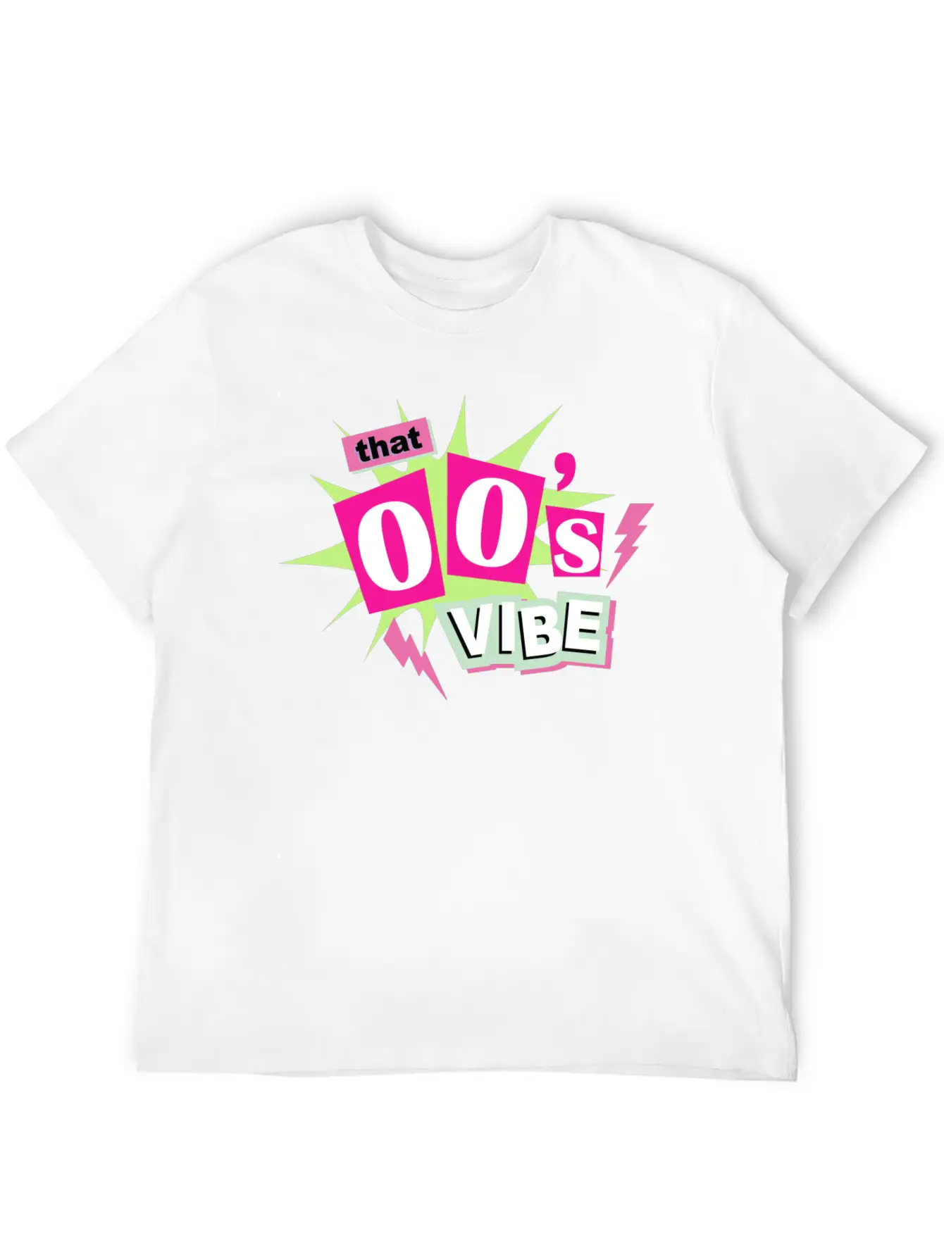 DESIGN2000s Vibe Y2K Aesthetic Gift Unisex Short Sleeve Soft Cotton T-Shirt – Casual Everyday Wear
