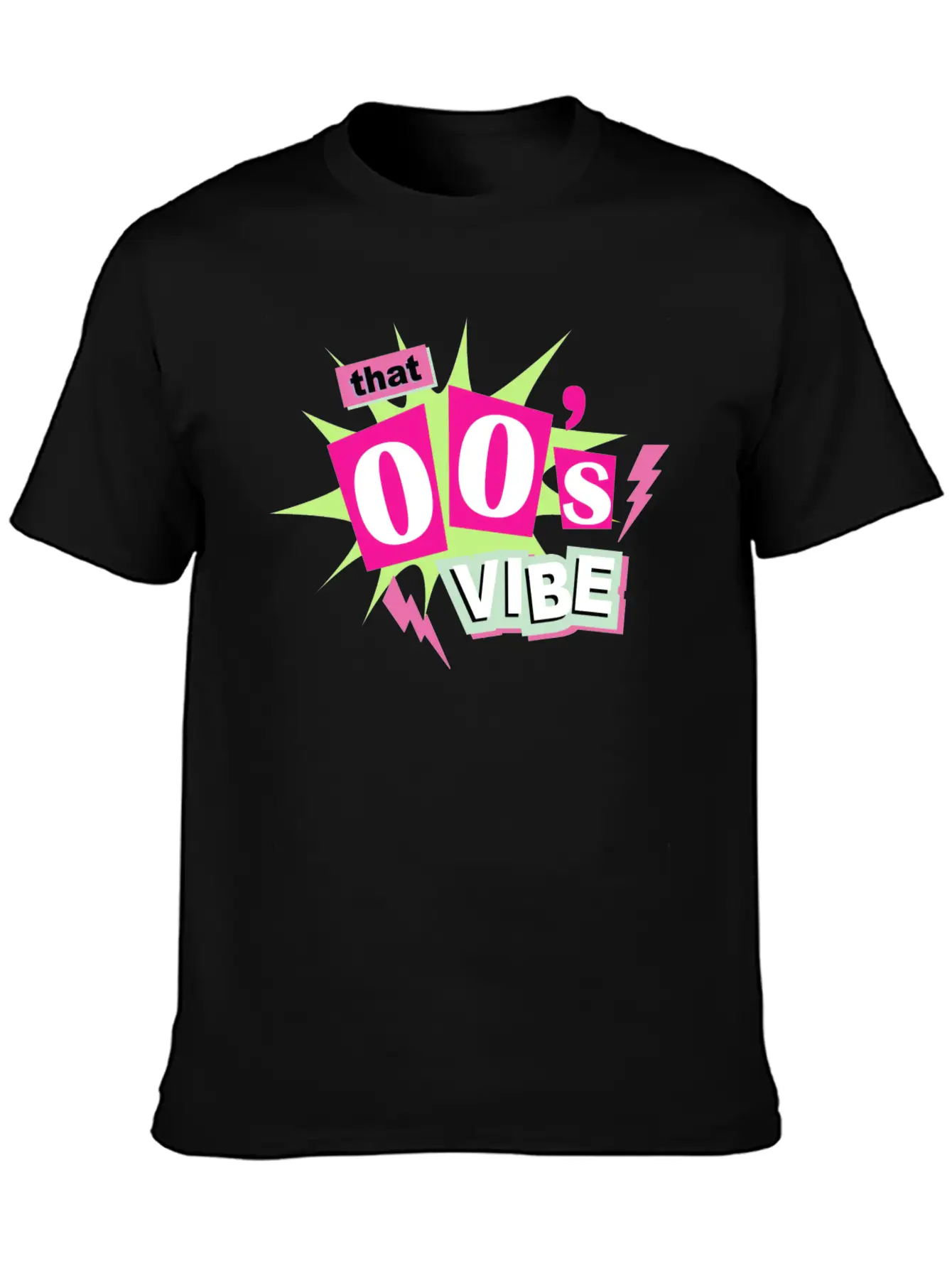DESIGN2000s Vibe Y2K Aesthetic Gift Unisex Short Sleeve Soft Cotton T-Shirt – Casual Everyday Wear