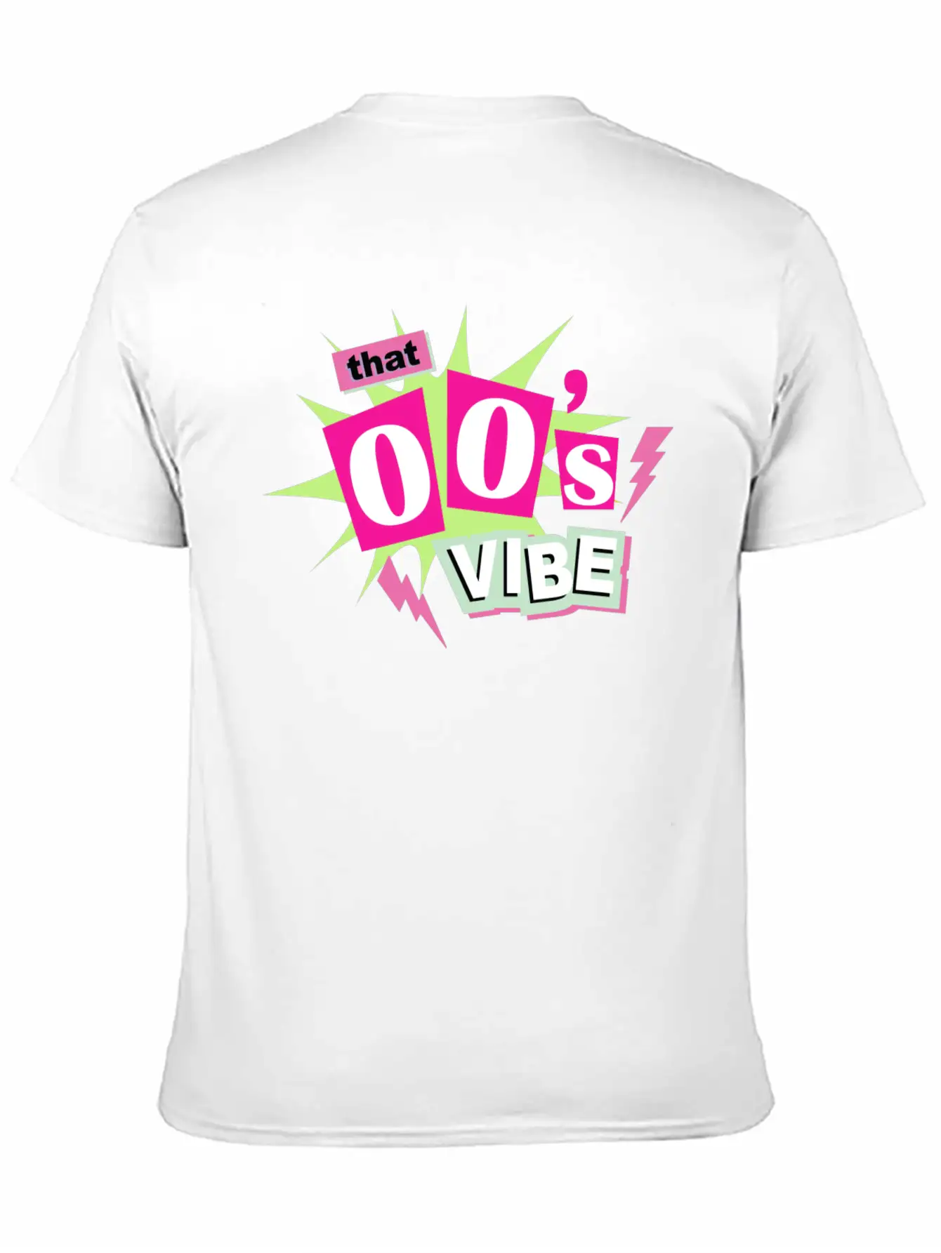DESIGN2000s Vibe Y2K Aesthetic Gift Unisex Short Sleeve Soft Cotton T-Shirt – Casual Everyday Wear