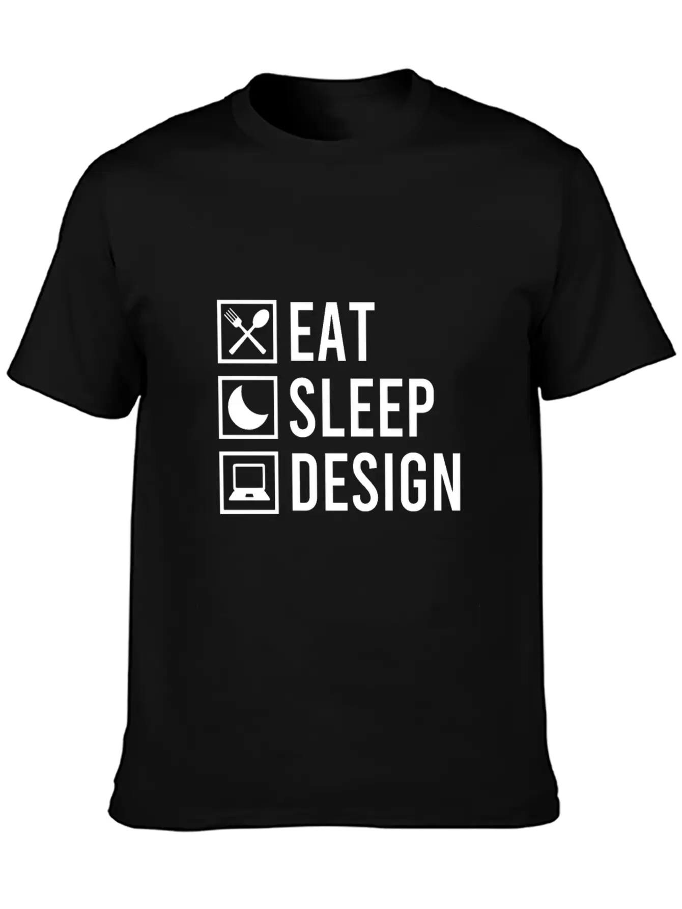 Designing Food, Sleep Stylish Everyday T-Shirt – Unisex Basic Cotton Tee