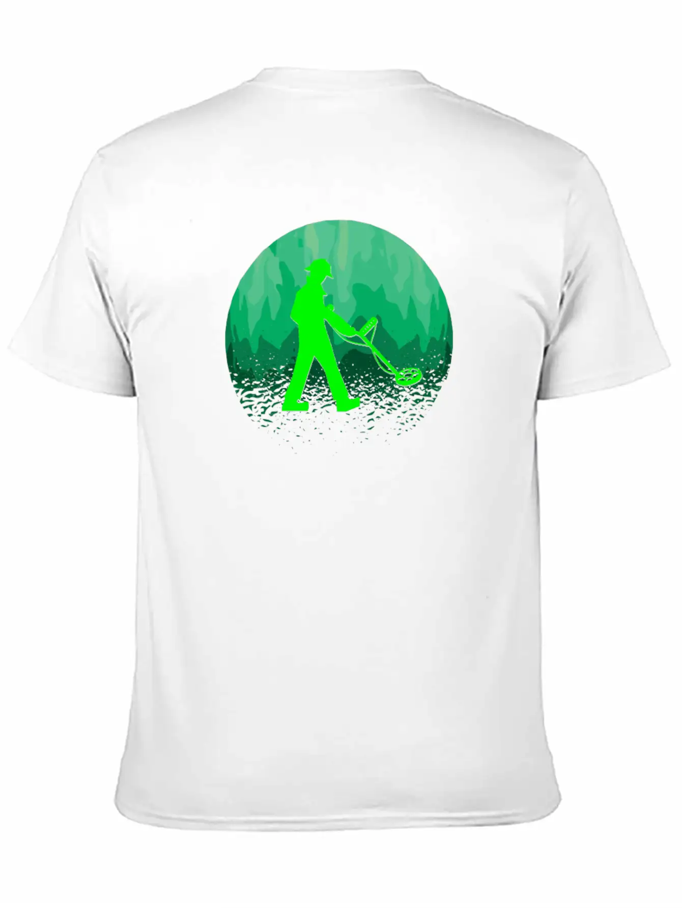 Detectorists Detecting Forest Detectoring Stylish Everyday T-Shirt – Unisex Basic Cotton Tee