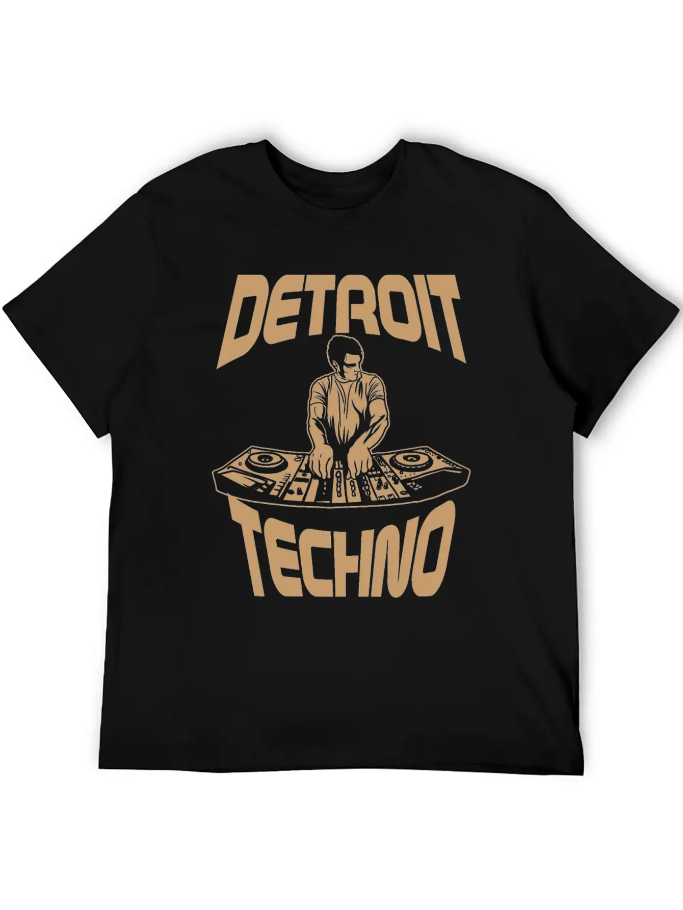 Detroit Techno House Music Festival Happy Free Essential Unisex Summer Tee – Soft Cotton Casual Fit