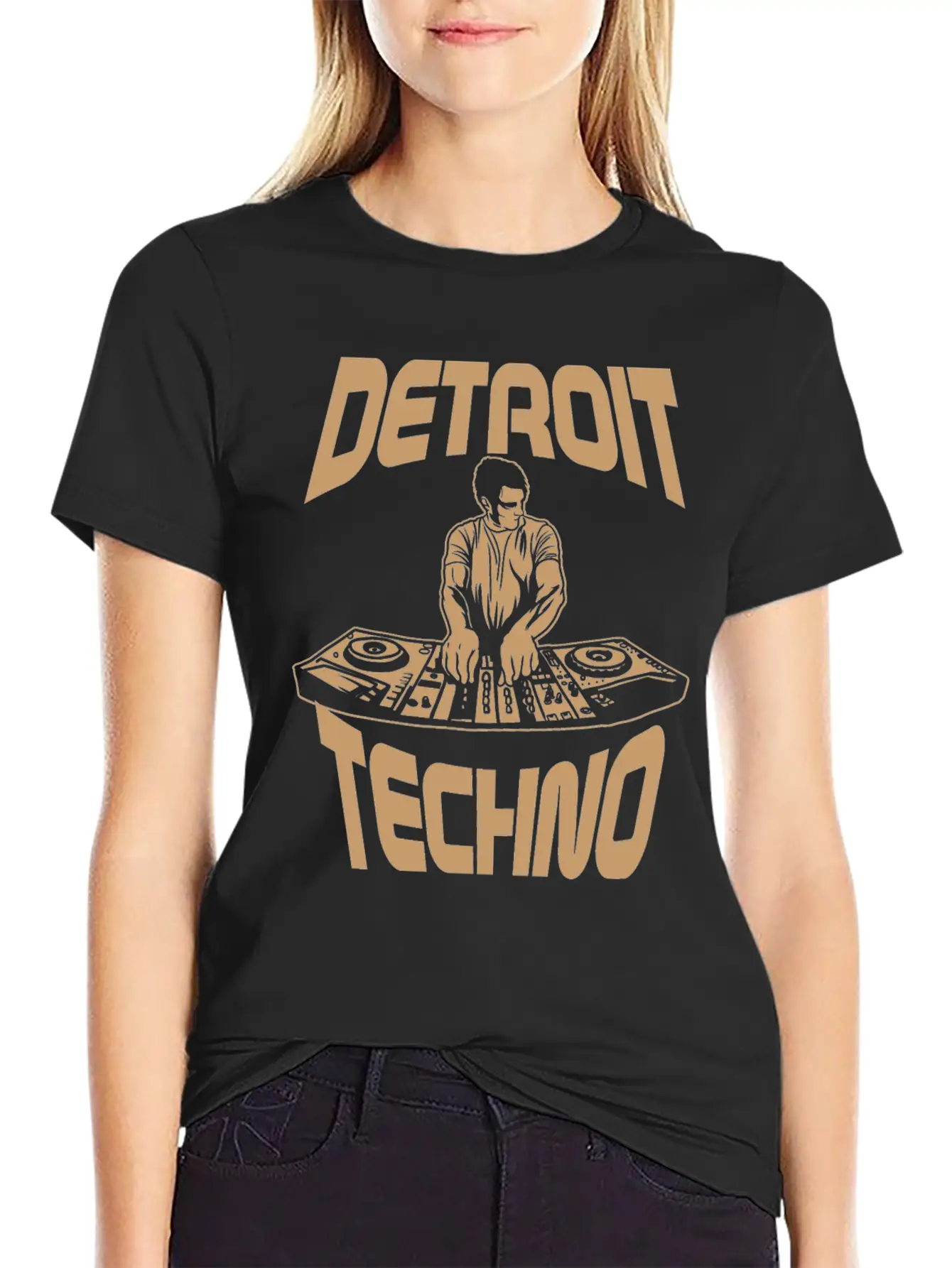 Detroit Techno House Music Festival Happy Free Essential Unisex Summer Tee – Soft Cotton Casual Fit