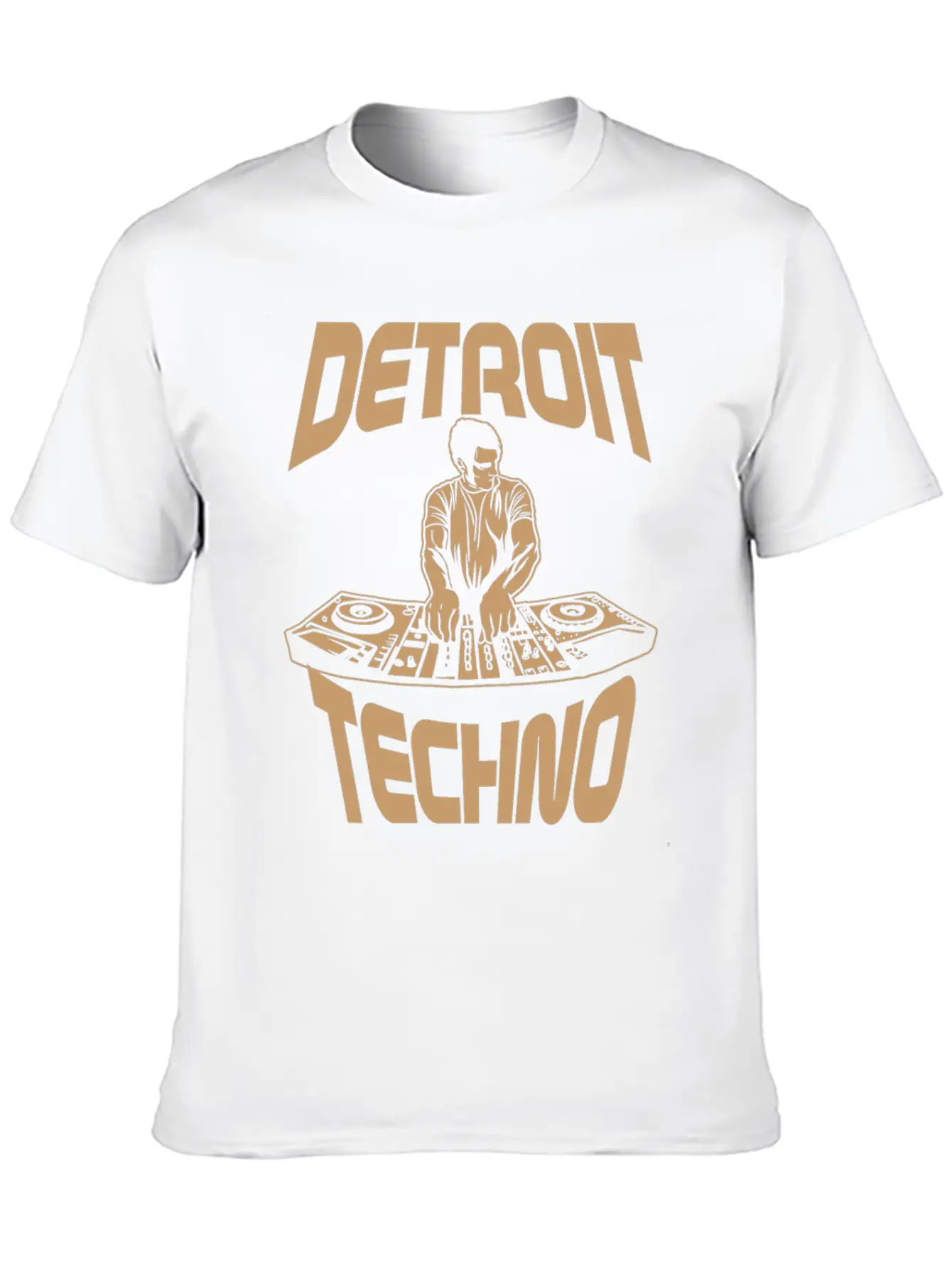 Detroit Techno House Music Festival Happy Free Essential Unisex Summer Tee – Soft Cotton Casual Fit