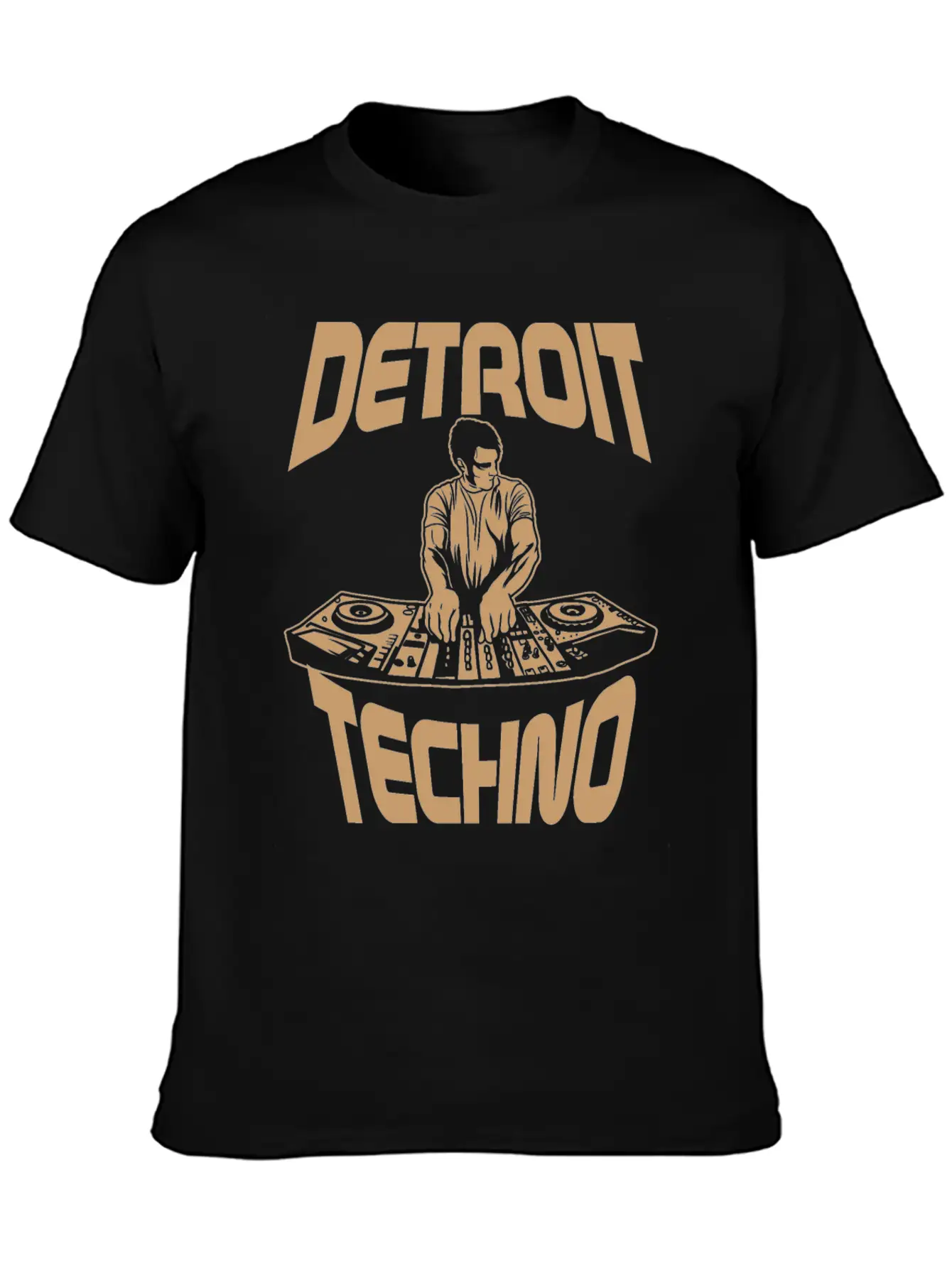 Detroit Techno House Music Festival Happy Free Essential Unisex Summer Tee – Soft Cotton Casual Fit