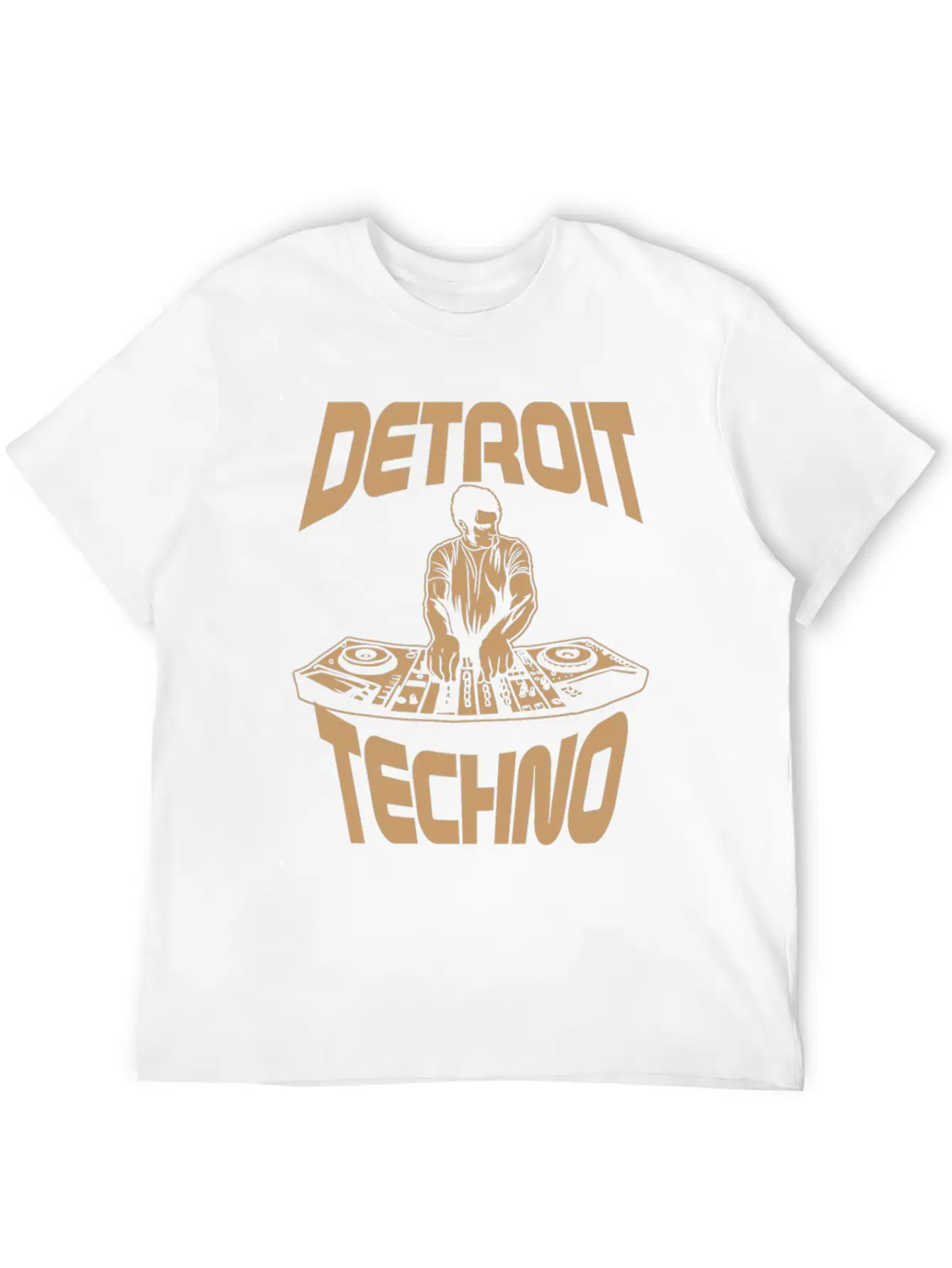 Detroit Techno House Music Festival Happy Free Essential Unisex Summer Tee – Soft Cotton Casual Fit