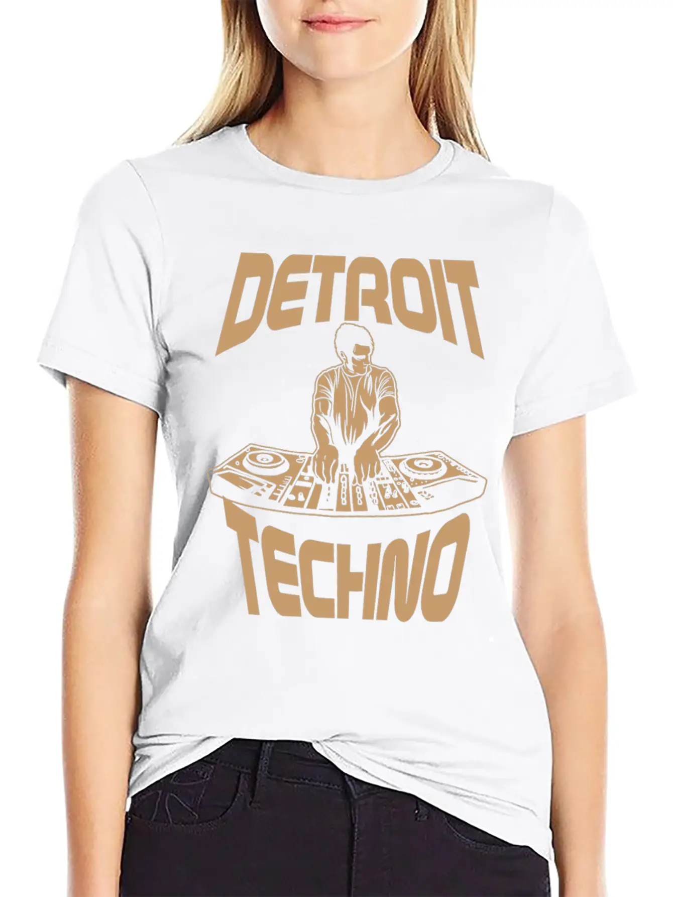Detroit Techno House Music Festival Happy Free Essential Unisex Summer Tee – Soft Cotton Casual Fit