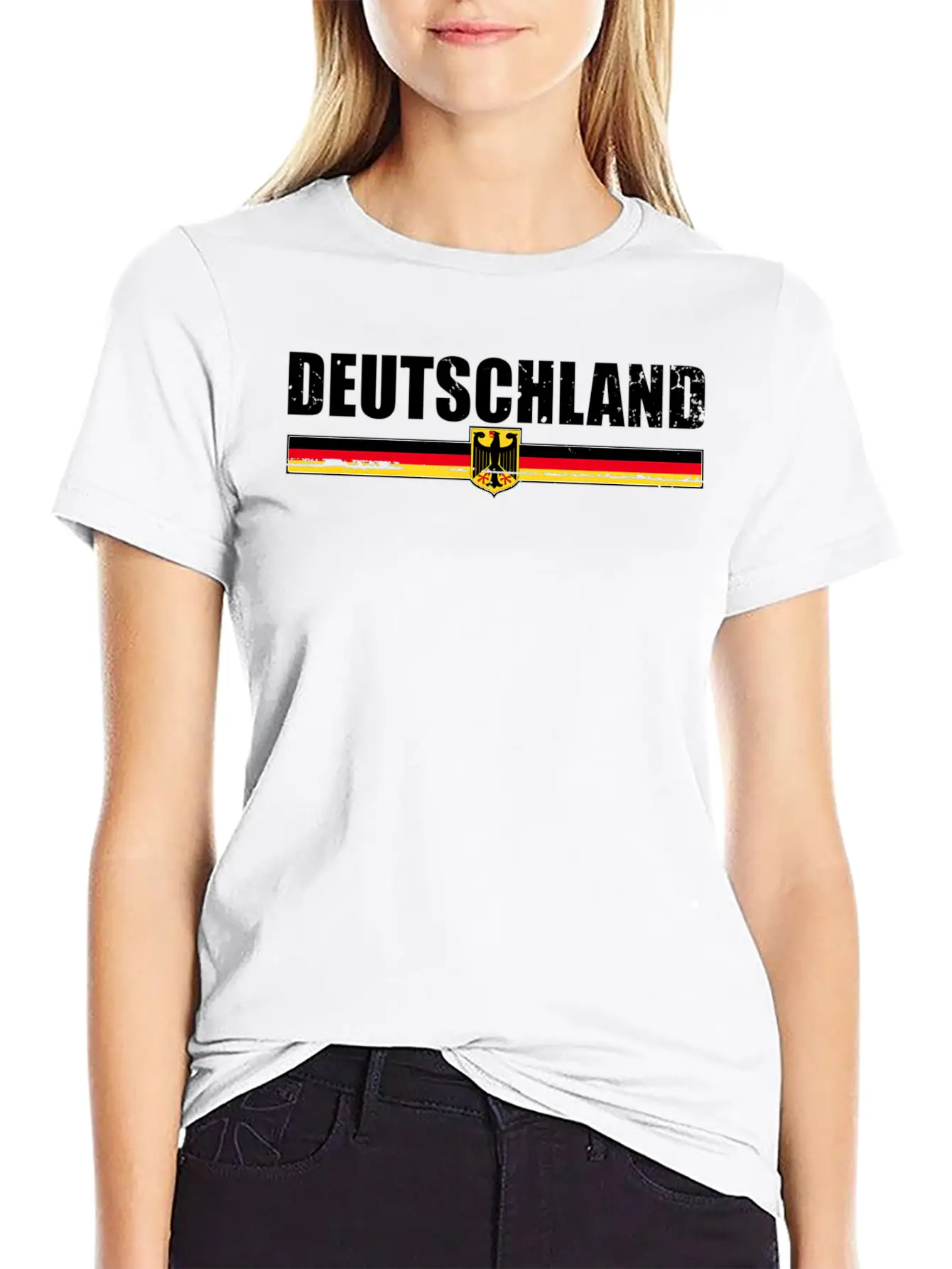 Deutschland Gery Flag Proud Ger Basic Graphic T-Shirt – Daily Comfort In Soft Cotton