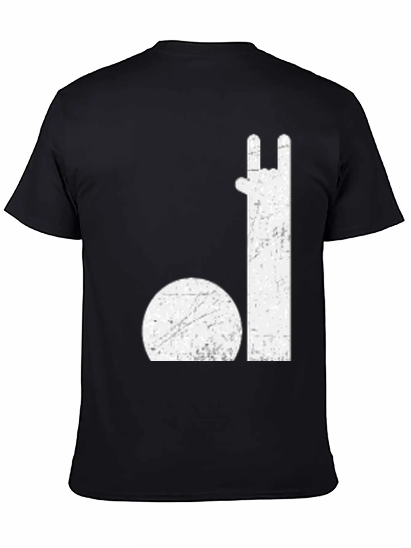 Devil Horns Sign Basic Graphic T-Shirt – Daily Comfort In Soft Cotton