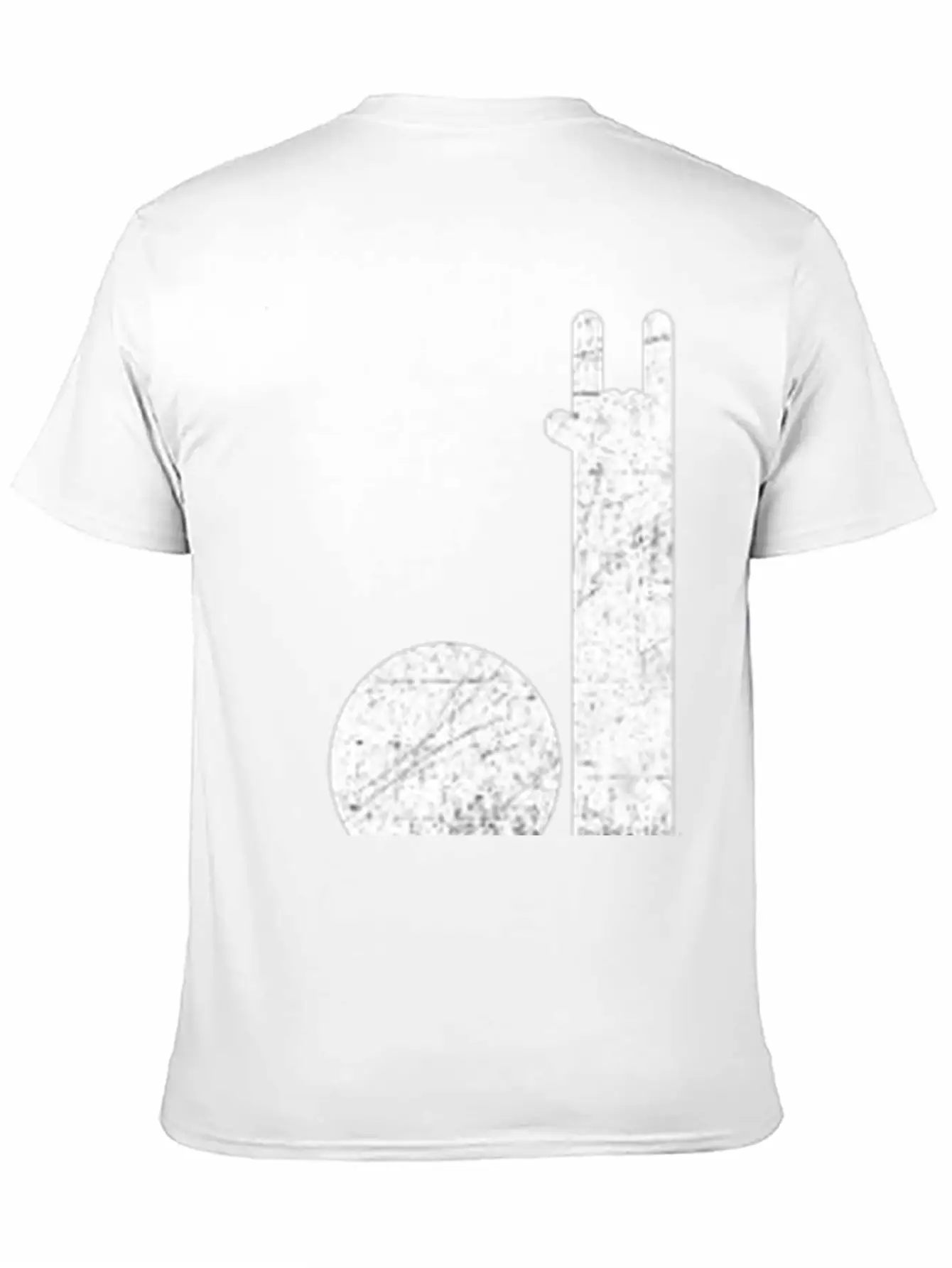 Devil Horns Sign Basic Graphic T-Shirt – Daily Comfort In Soft Cotton