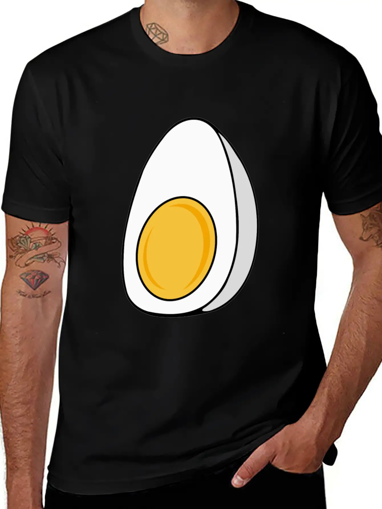 Deviled Egg Fried Scrambled Egg Funny Halloween Timeless Short Sleeve Tee – Comfy And Minimalist Design