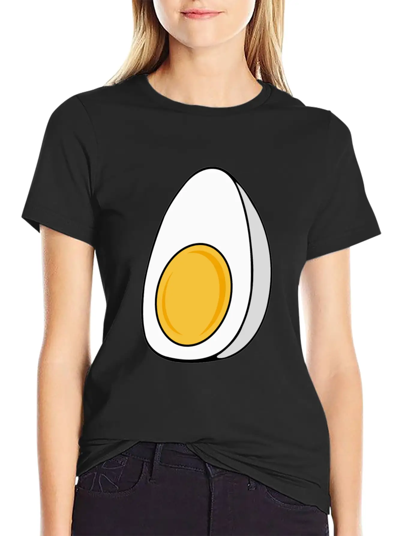 Deviled Egg Fried Scrambled Egg Funny Halloween Timeless Short Sleeve Tee – Comfy And Minimalist Design