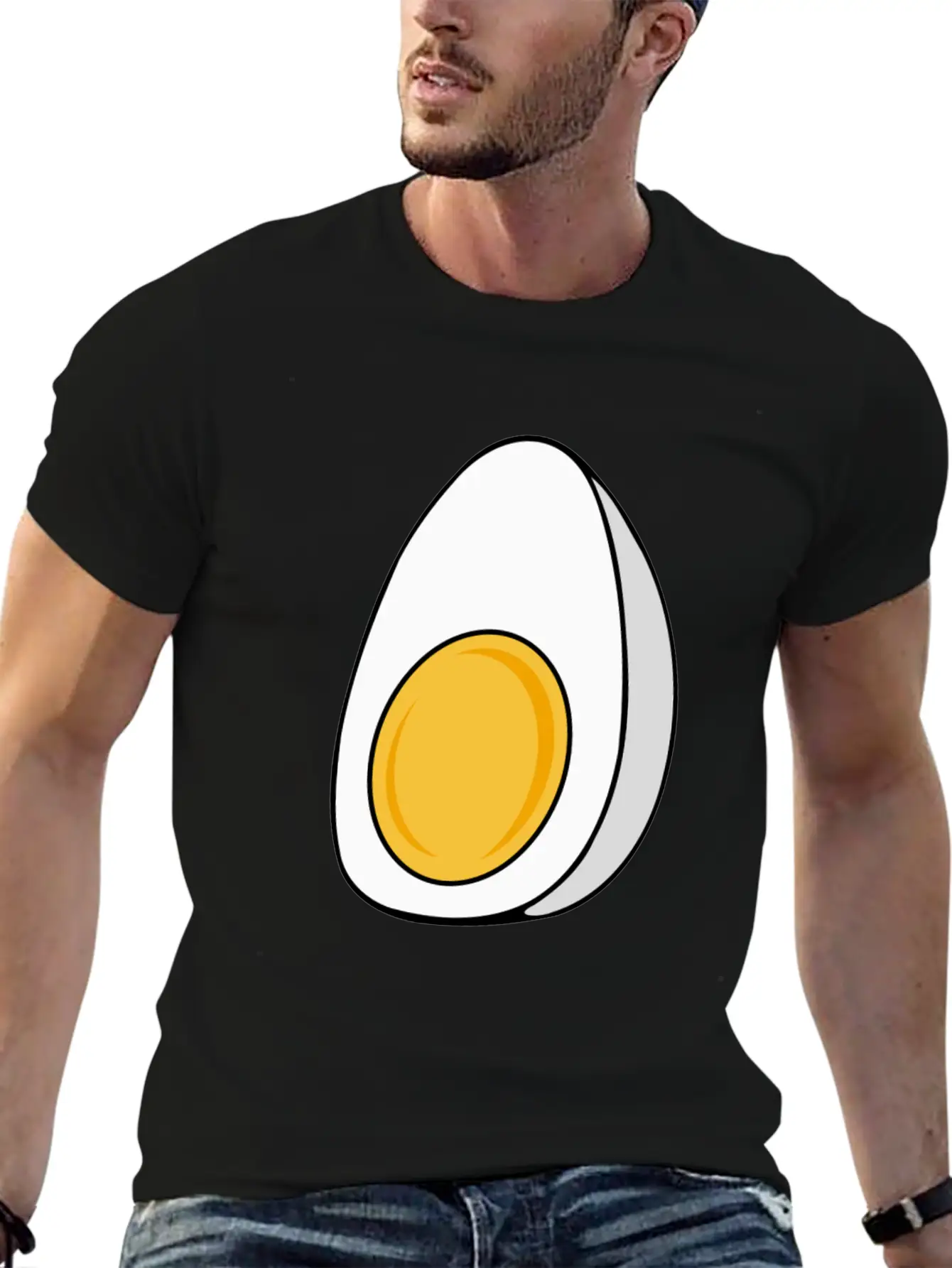 Deviled Egg Fried Scrambled Egg Funny Halloween Timeless Short Sleeve Tee – Comfy And Minimalist Design