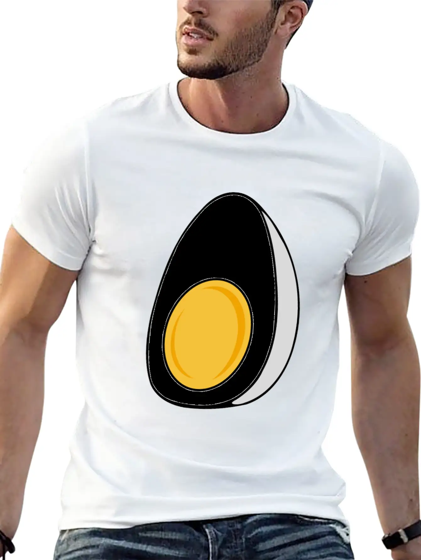 Deviled Egg Fried Scrambled Egg Funny Halloween Timeless Short Sleeve Tee – Comfy And Minimalist Design