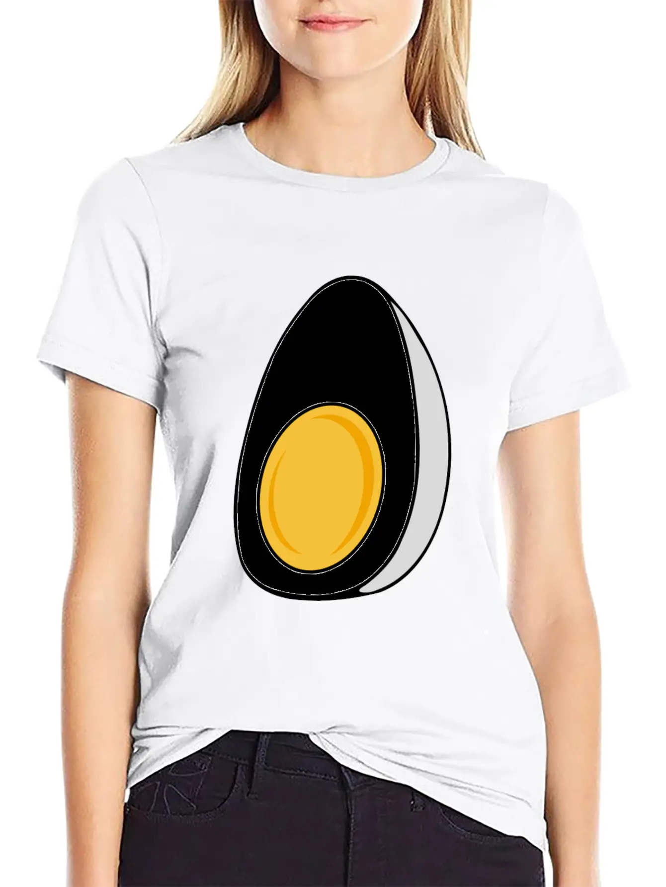 Deviled Egg Fried Scrambled Egg Funny Halloween Timeless Short Sleeve Tee – Comfy And Minimalist Design