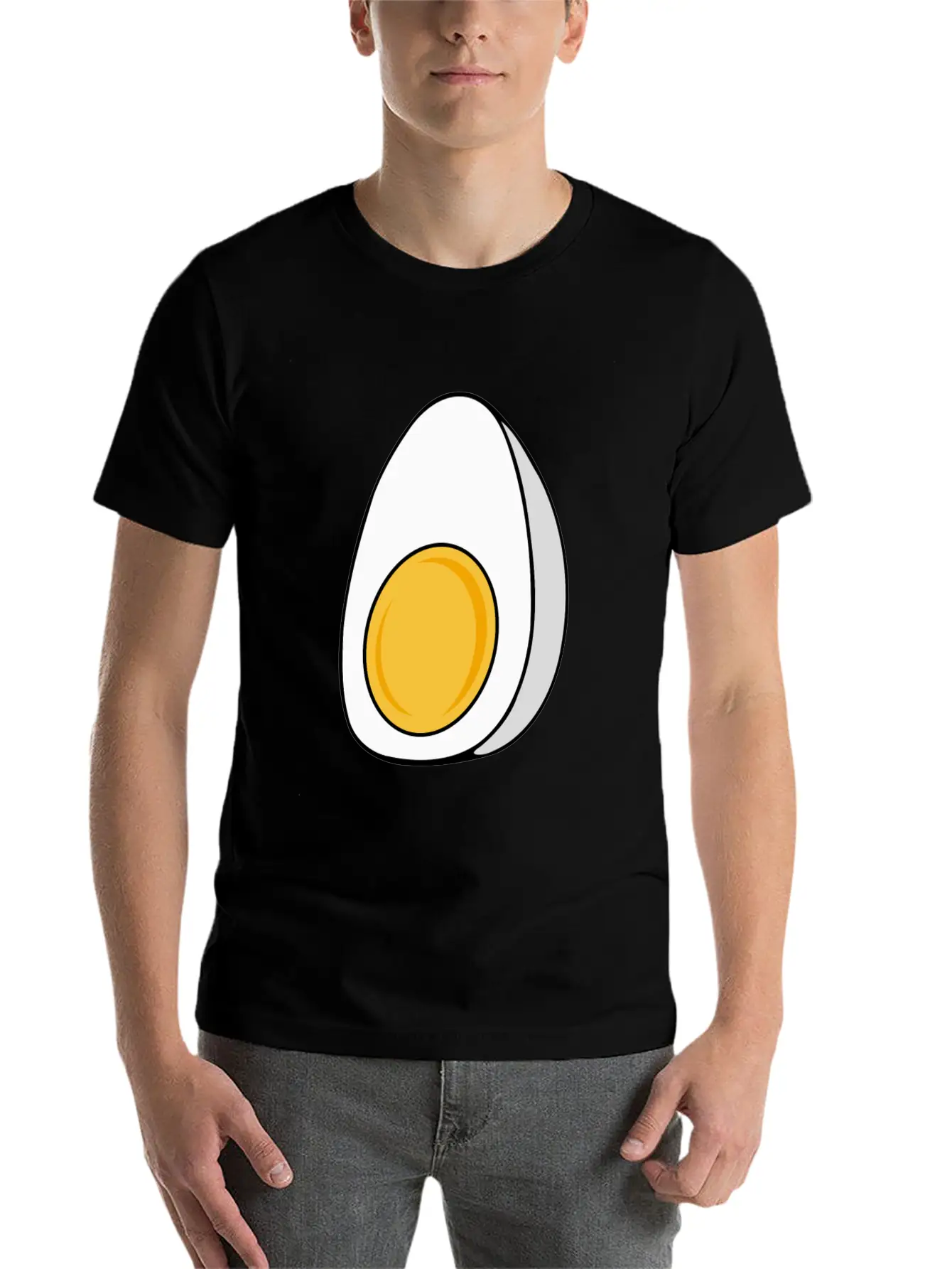 Deviled Egg Fried Scrambled Egg Funny Halloween Timeless Short Sleeve Tee – Comfy And Minimalist Design