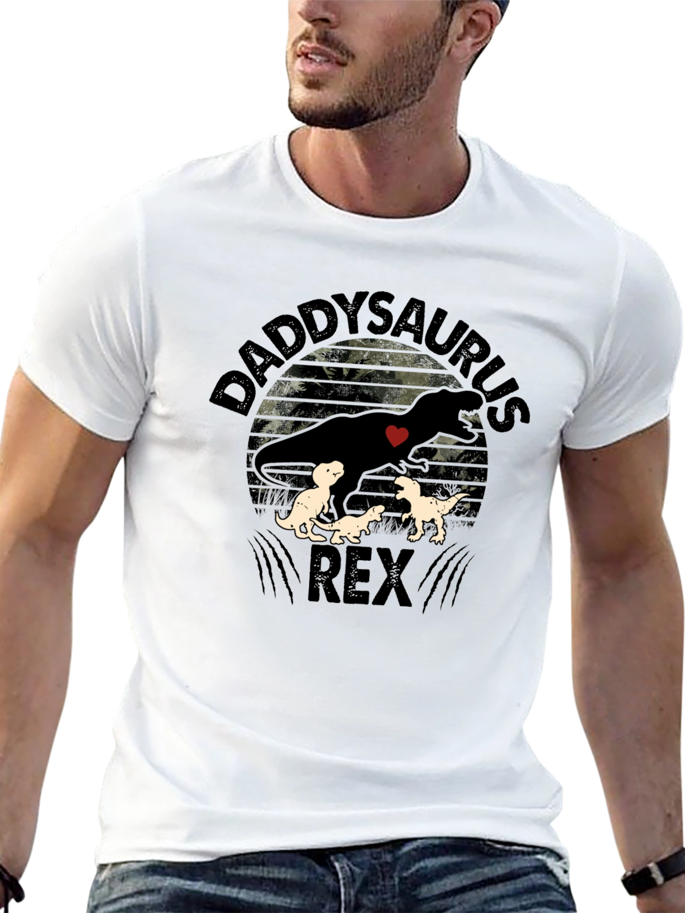 Daddysaurus Rex T-Shirt - Fathers Day Gift