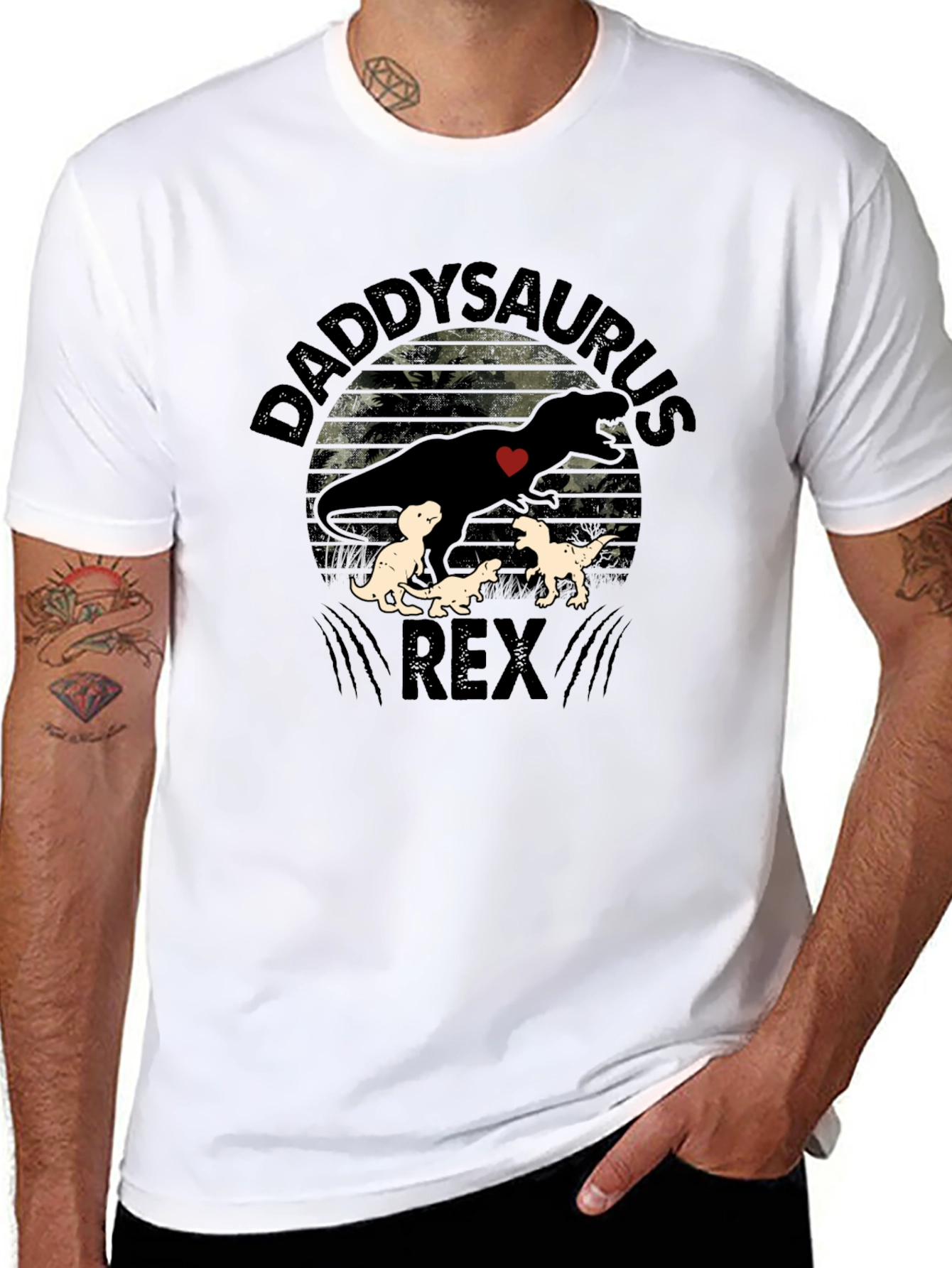 Daddysaurus Rex T-Shirt - Fathers Day Gift