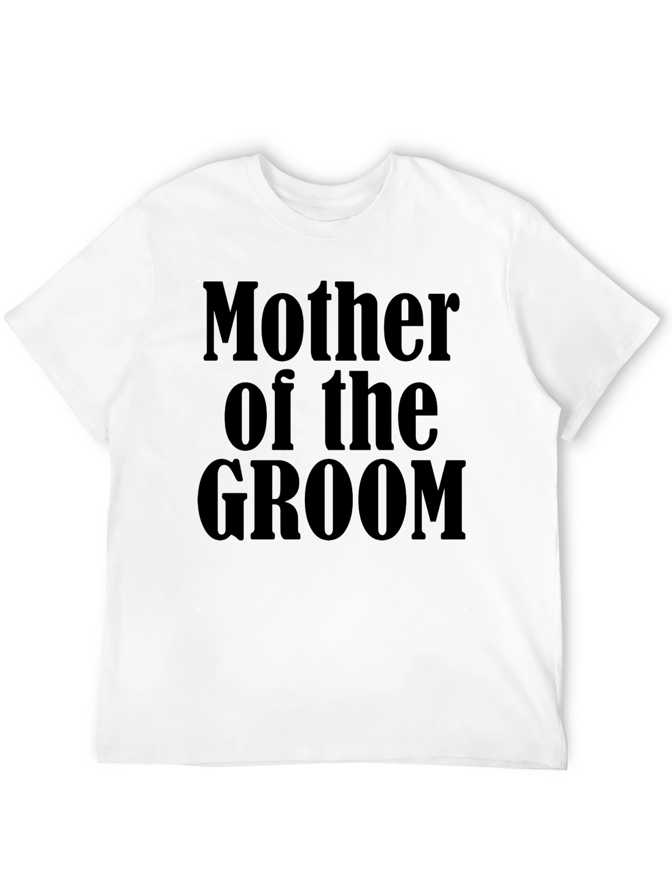 Mother of the Groom T-Shirt - Black Wedding Tee