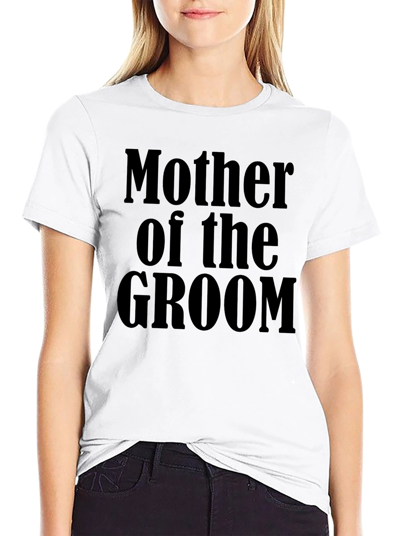 Mother of the Groom T-Shirt - Black Wedding Tee