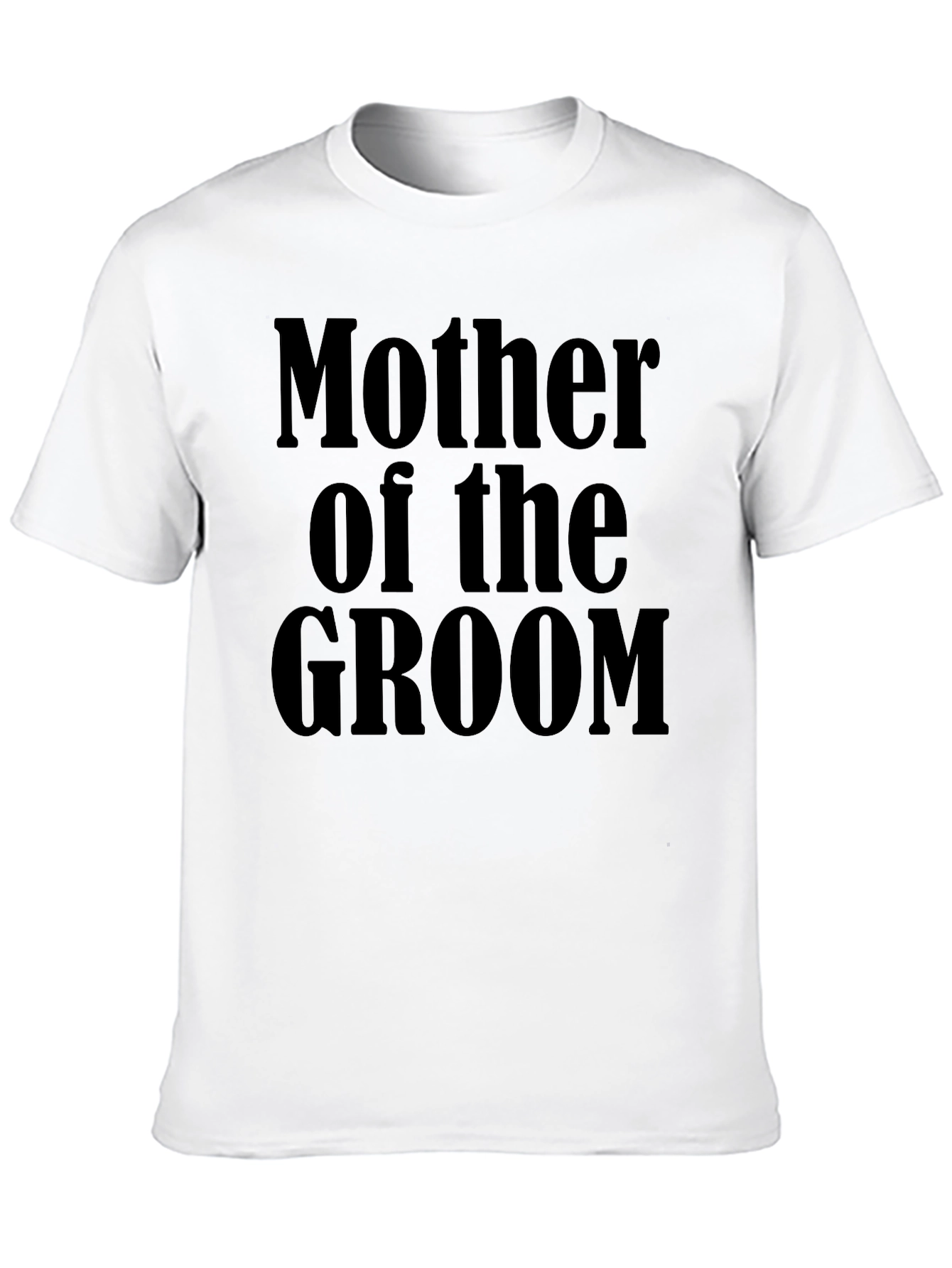 Mother of the Groom T-Shirt - Black Wedding Tee