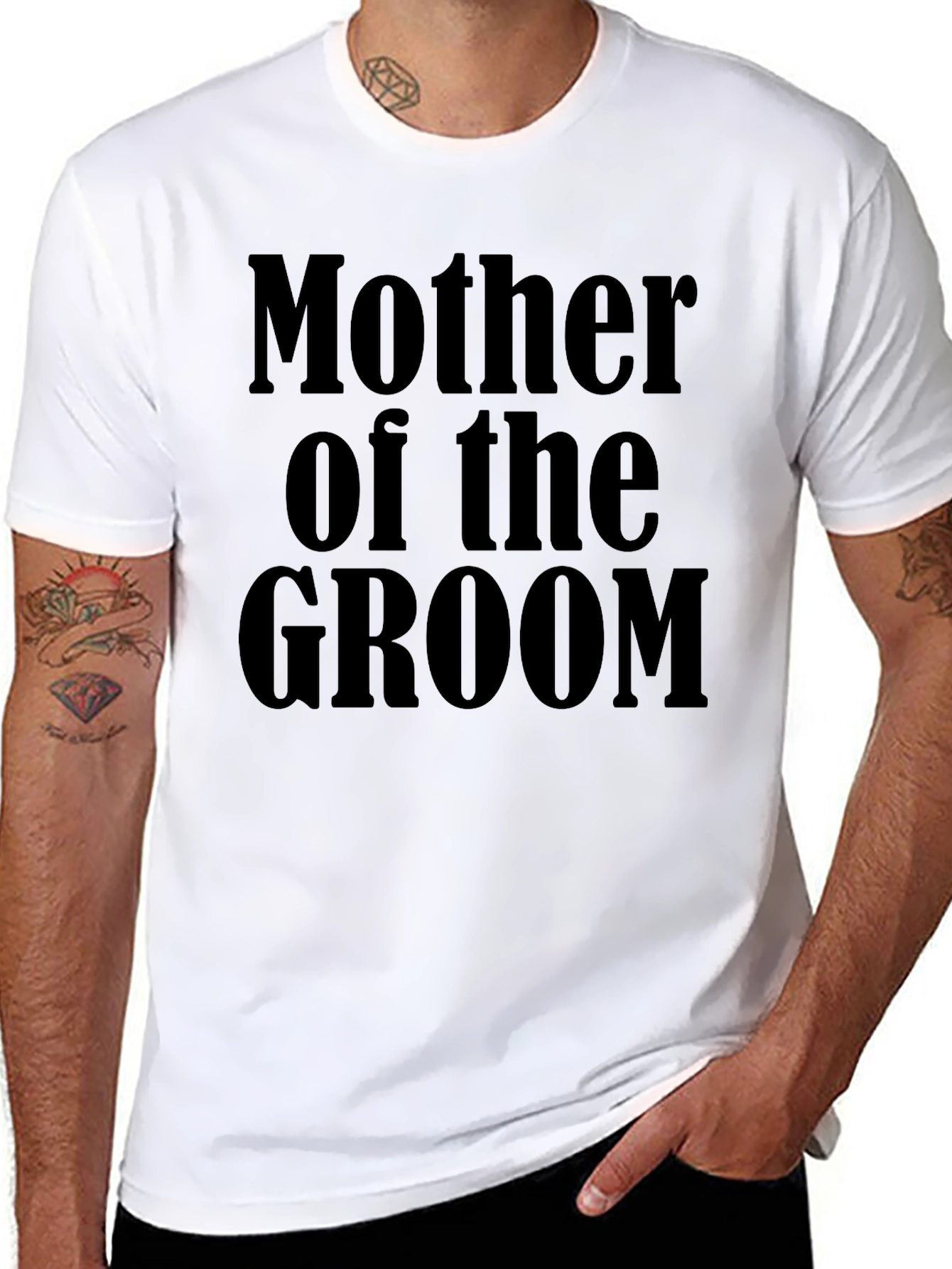 Mother of the Groom T-Shirt - Black Wedding Tee